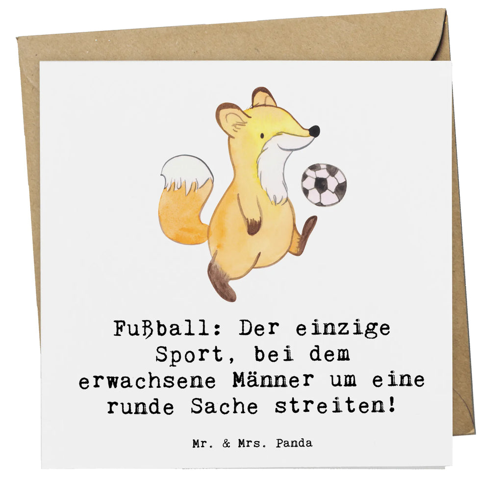 Deluxe Card Fußball: Der einzige Sport, bei dem erwachsene Männer um eine runde Sache streiten! Geburtstagskarte, Glückwunschkarte, Grußkarte, Hochwertige Klappkarte, Einladungskarte, Karte, Hochzeitskarte, Hochwertige Grußkarte, Klappkarte, Geschenk, Sport, Sportart, Hobby, Schenken, Danke, Dankeschön, Auszeichnung, Gewinn, Sportler