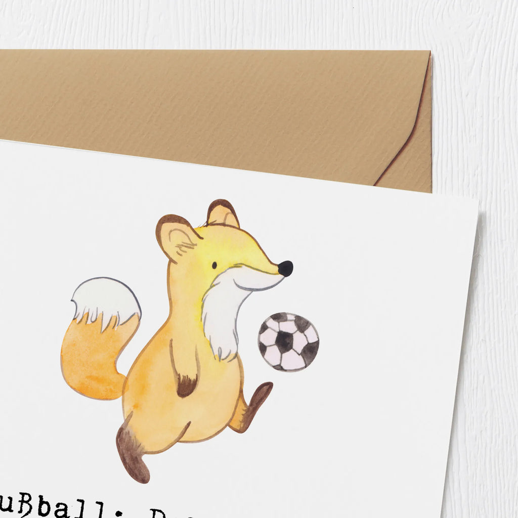 Deluxe Card Fußball: Der einzige Sport, bei dem erwachsene Männer um eine runde Sache streiten! Geburtstagskarte, Glückwunschkarte, Grußkarte, Hochwertige Klappkarte, Einladungskarte, Karte, Hochzeitskarte, Hochwertige Grußkarte, Klappkarte, Geschenk, Sport, Sportart, Hobby, Schenken, Danke, Dankeschön, Auszeichnung, Gewinn, Sportler