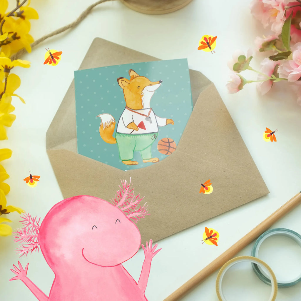 Greetings card Basketballspieler sind die einzigen Menschen, die es lieben, wenn man ihnen sagt, sie sollen höher springen. Hochzeitskarte, Karte, Ansichtskarten, Geburtstagskarte, Einladungskarte, Klappkarte, Glückwunschkarte, Grußkarte, Geschenk, Sport, Sportart, Hobby, Schenken, Danke, Dankeschön, Auszeichnung, Gewinn, Sportler