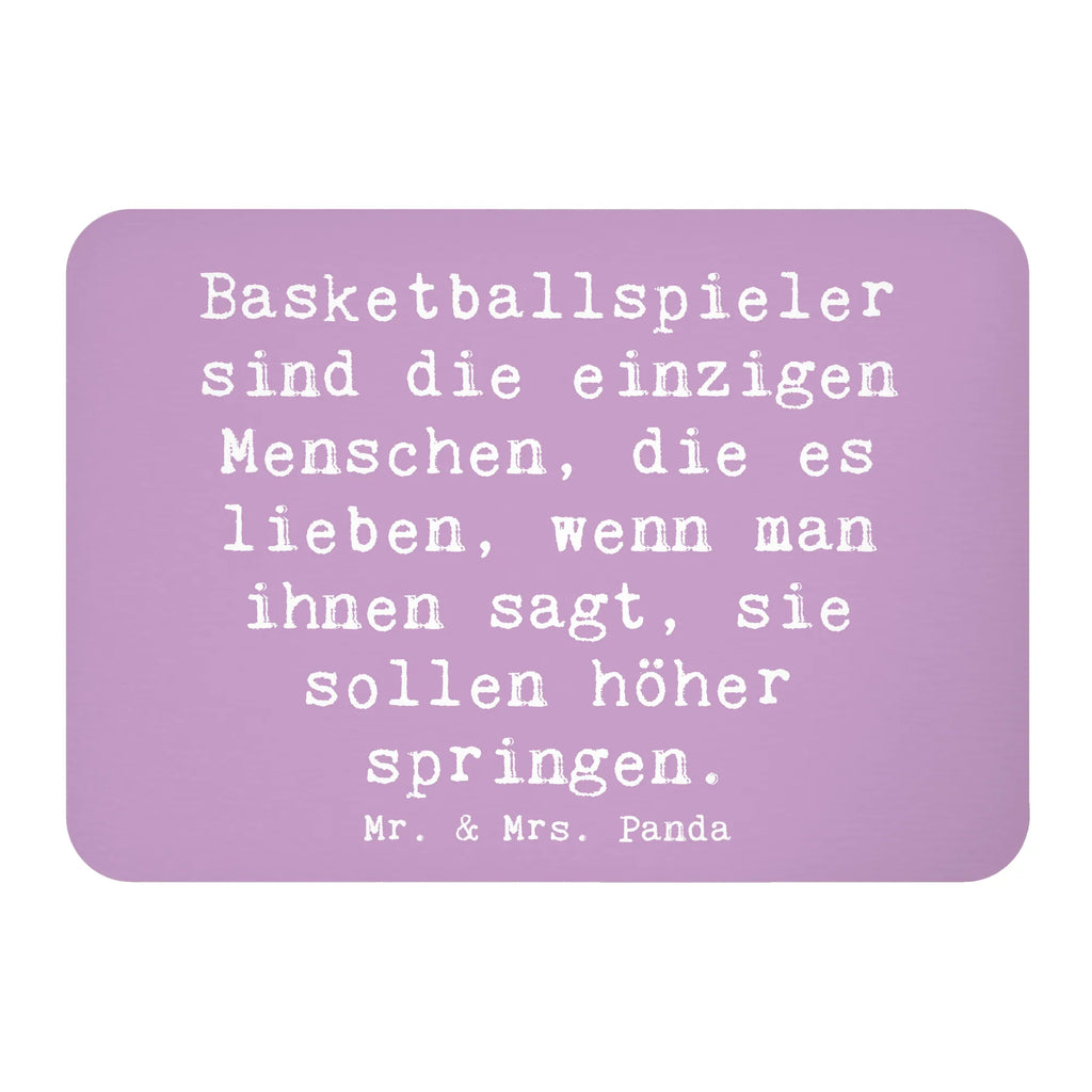 Magnet Saying Basketballspieler sind die einzigen Menschen, die es lieben, wenn man ihnen sagt, sie sollen höher springen. Motivmagnete, Dekomagnet, Souvenir Magnet, Notiz Magnet, Pinnwandmagnet, Kühlschrank Dekoration, Whiteboard Magnet, Kühlschrankmagnet, Geschenk, Sport, Sportart, Hobby, Schenken, Danke, Dankeschön, Auszeichnung, Gewinn, Sportler