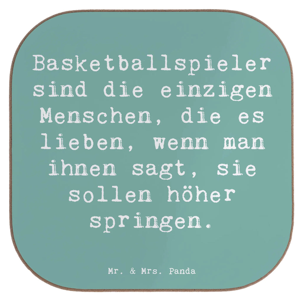 Square coaster Saying Basketballspieler sind die einzigen Menschen, die es lieben, wenn man ihnen sagt, sie sollen höher springen. Untersetzer, Bierdeckel, Tassen Untersetzer, Untersetzer für Gläser, Untersetzer Gläser, Untersetzer aus Holz, Glasuntersetzer, Holzuntersetzer, Getränkeuntersetzer, Untersetzer Design, Untersetzer Holz, Korkuntersetzer, Geschenk, Sport, Sportart, Hobby, Schenken, Danke, Dankeschön, Auszeichnung, Gewinn, Sportler