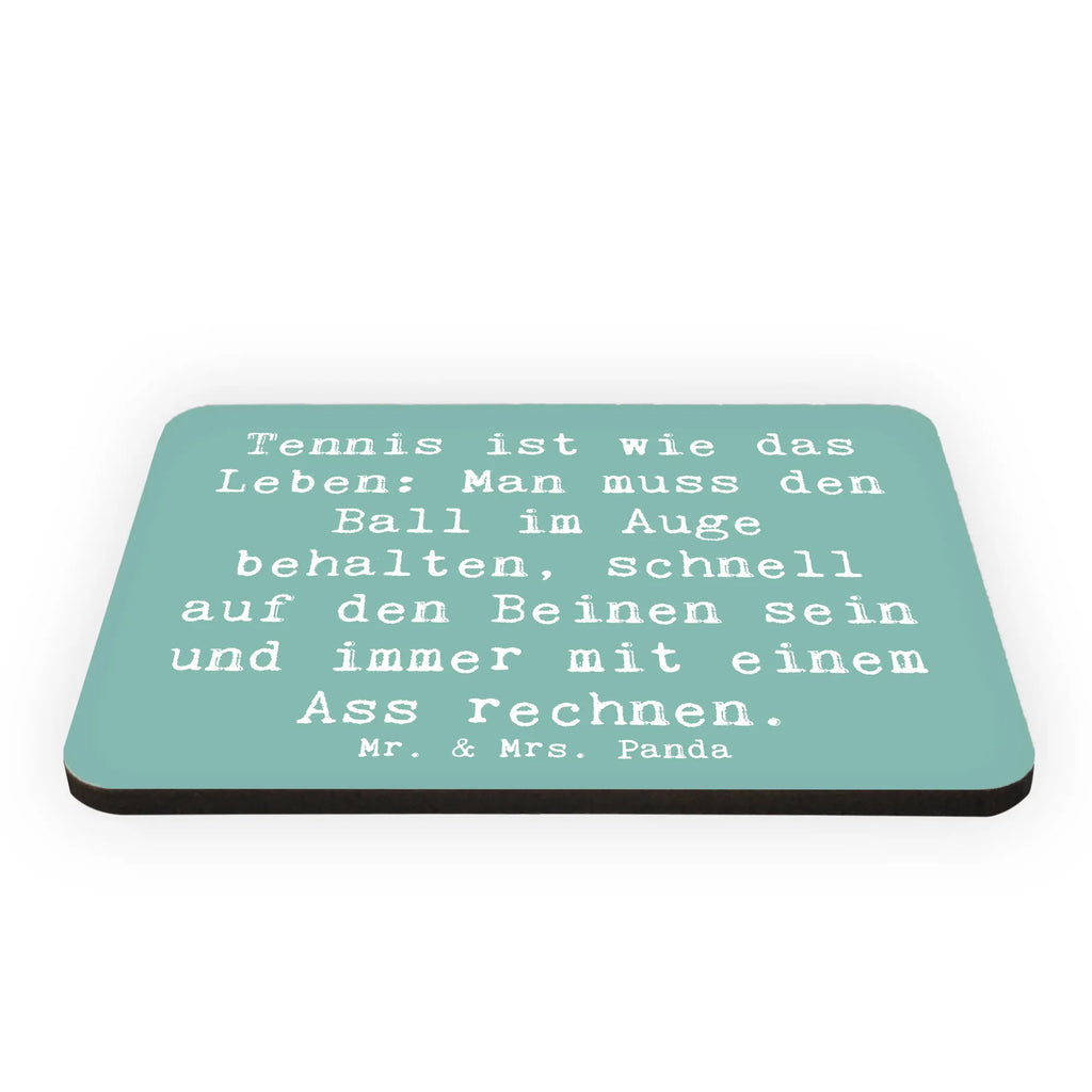 Magnet Tennis Lebensweisheit Dekomagnet, Whiteboard Magnet, Motivmagnete, Kühlschrank Dekoration, Notiz Magnet, Souvenir Magnet, Pinnwandmagnet, Kühlschrankmagnet, Geschenk, Sport, Sportart, Hobby, Schenken, Danke, Dankeschön, Auszeichnung, Gewinn, Sportler