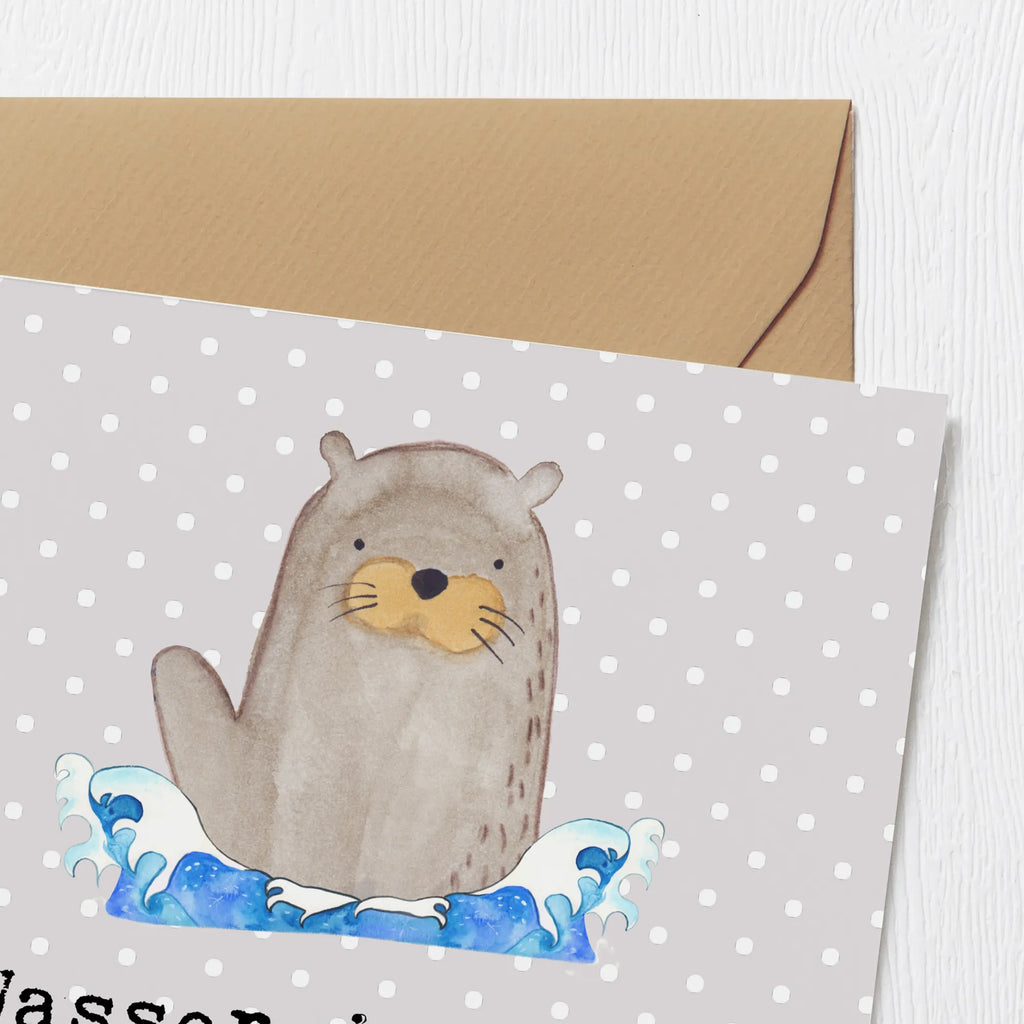 Deluxe Card Wasser ist nur festes H2O für echte Schwimmer. Geburtstagskarte, Einladungskarte, Karte, Klappkarte, Hochzeitskarte, Glückwunschkarte, Hochwertige Grußkarte, Grußkarte, Hochwertige Klappkarte, Geschenk, Sport, Sportart, Hobby, Schenken, Danke, Dankeschön, Auszeichnung, Gewinn, Sportler