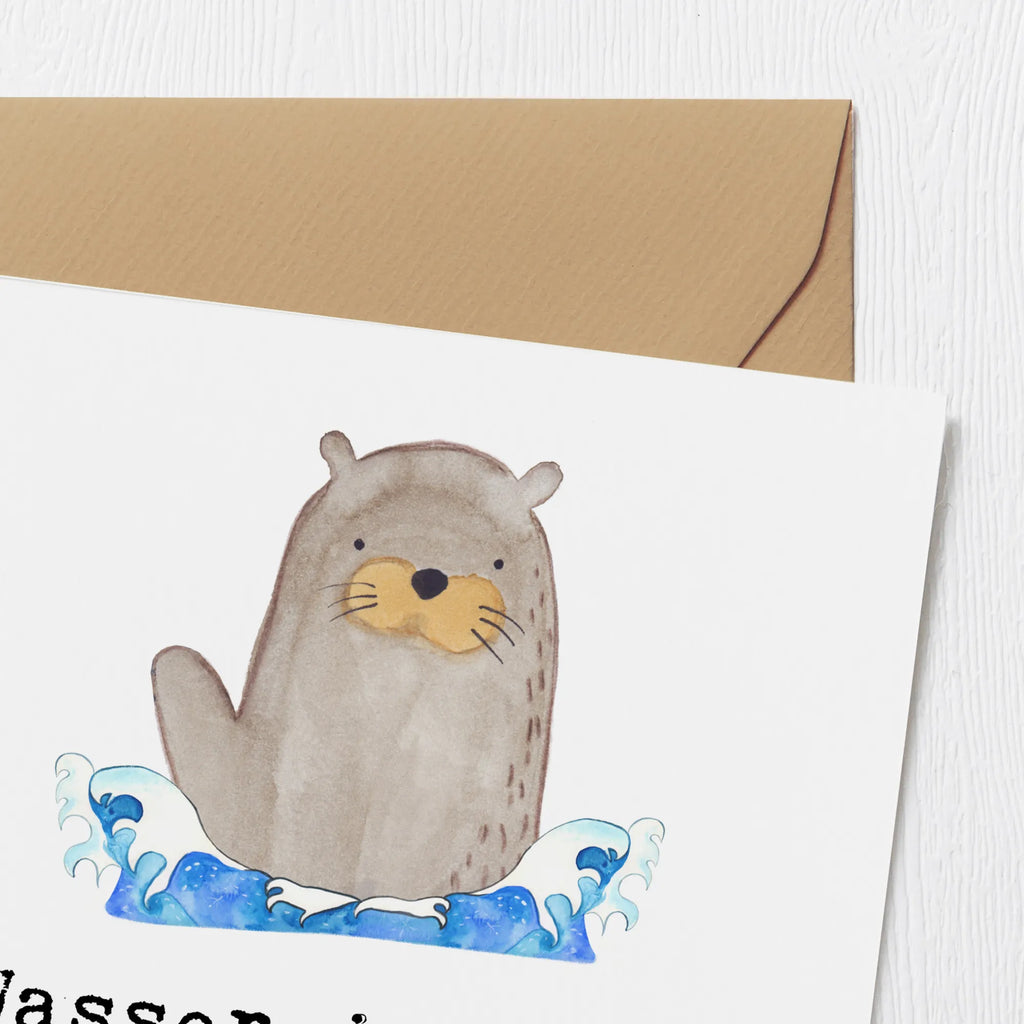 Deluxe Card Wasser ist nur festes H2O für echte Schwimmer. Geburtstagskarte, Einladungskarte, Karte, Klappkarte, Hochzeitskarte, Glückwunschkarte, Hochwertige Grußkarte, Grußkarte, Hochwertige Klappkarte, Geschenk, Sport, Sportart, Hobby, Schenken, Danke, Dankeschön, Auszeichnung, Gewinn, Sportler