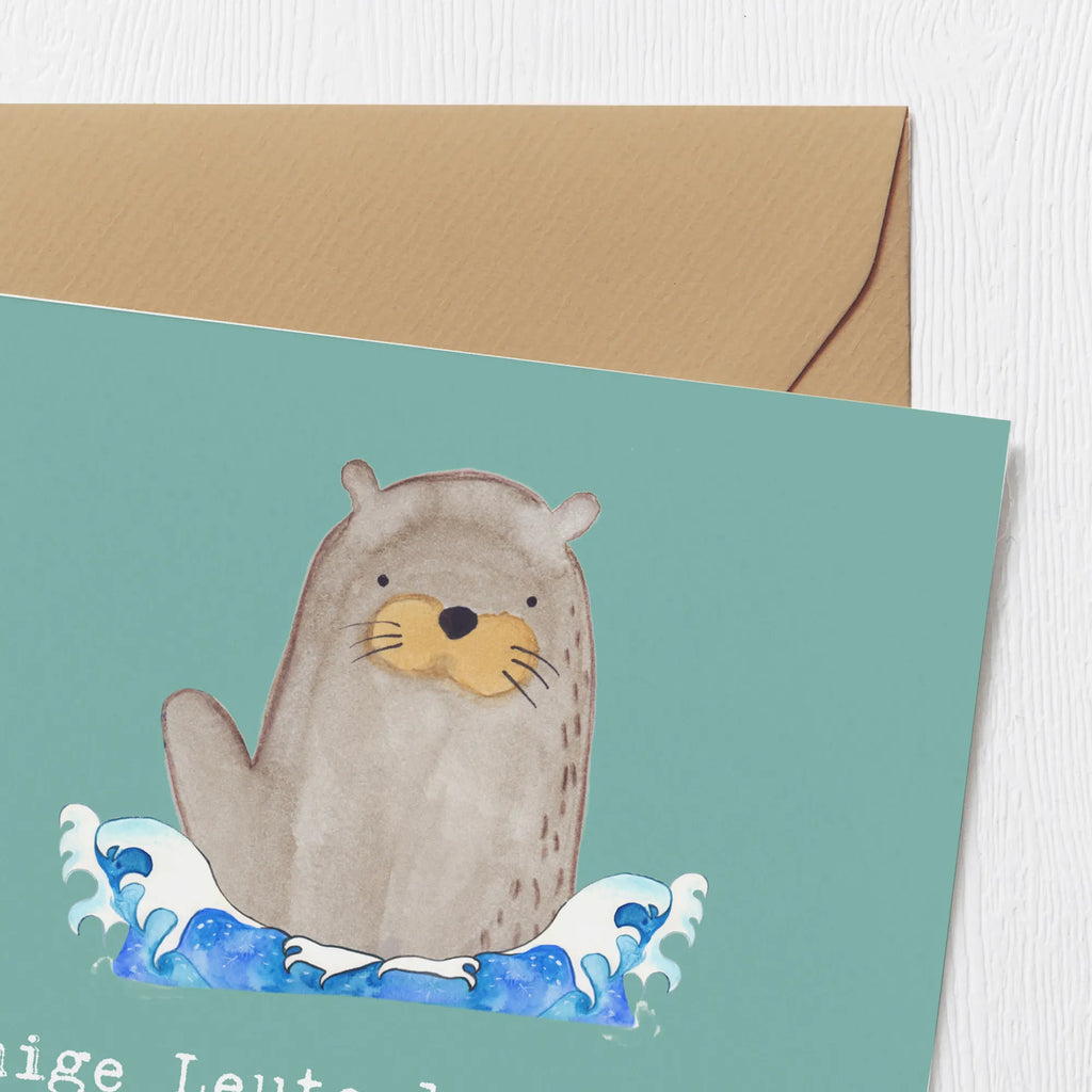 Deluxe Card Einige Leute laufen auf Pfaden, cooler ist es auf Wasser zu laufen… oder eben zu schwimmen! Karte, Hochzeitskarte, Glückwunschkarte, Grußkarte, Hochwertige Grußkarte, Hochwertige Klappkarte, Geburtstagskarte, Klappkarte, Einladungskarte, Geschenk, Sport, Sportart, Hobby, Schenken, Danke, Dankeschön, Auszeichnung, Gewinn, Sportler