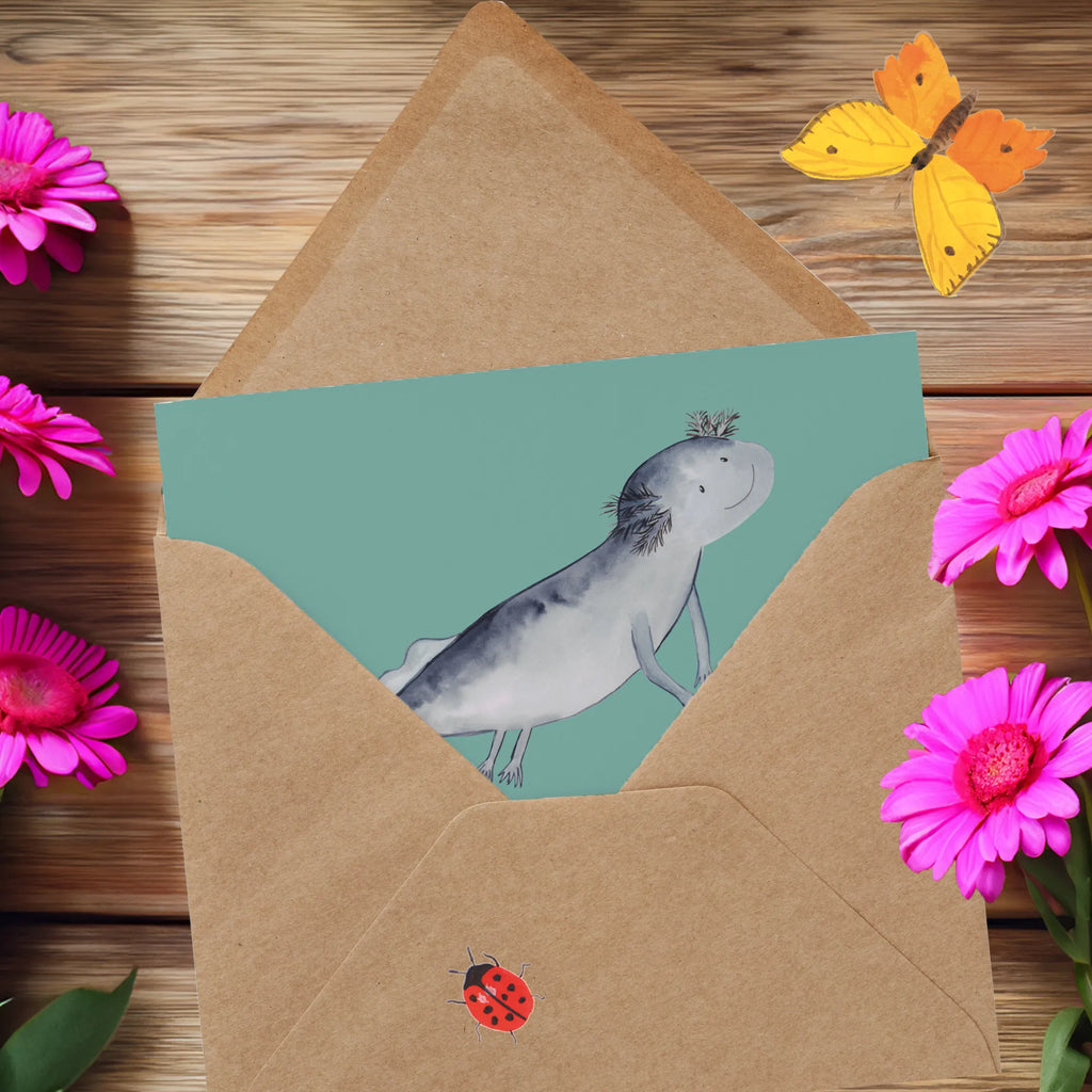 Deluxe Card Schwimmer haben immer eine Ausrede, nass zu werden. Hochzeitskarte, Einladungskarte, Hochwertige Grußkarte, Hochwertige Klappkarte, Karte, Grußkarte, Geburtstagskarte, Klappkarte, Glückwunschkarte, Geschenk, Sport, Sportart, Hobby, Schenken, Danke, Dankeschön, Auszeichnung, Gewinn, Sportler