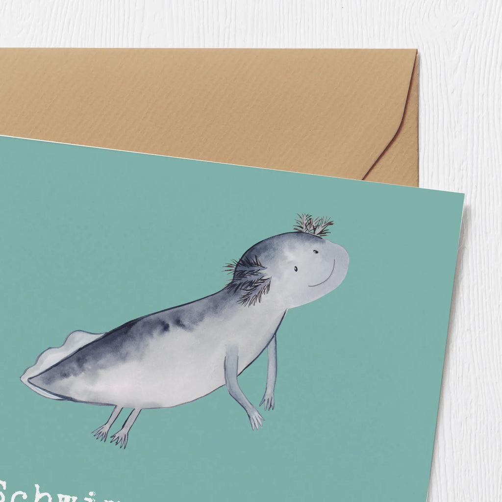 Deluxe Card Schwimmer haben immer eine Ausrede, nass zu werden. Hochzeitskarte, Einladungskarte, Hochwertige Grußkarte, Hochwertige Klappkarte, Karte, Grußkarte, Geburtstagskarte, Klappkarte, Glückwunschkarte, Geschenk, Sport, Sportart, Hobby, Schenken, Danke, Dankeschön, Auszeichnung, Gewinn, Sportler