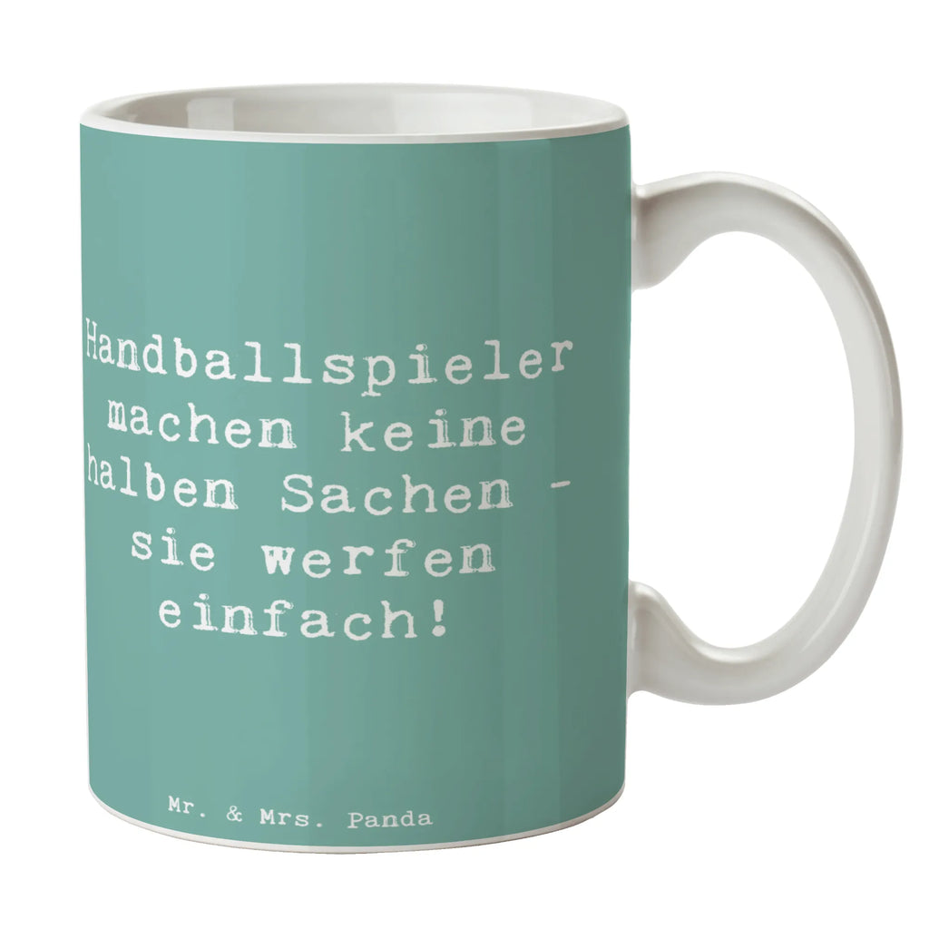 Tasse Spruch Handball Wurf Tasse mit Motiven, Tasse mit Zitaten, Keramiktasse, Geschenktasse, Bürotasse, Kaffeetasse, Teetasse, Tasse, Porzellantasse, Geschenk, Sport, Sportart, Hobby, Schenken, Danke, Dankeschön, Auszeichnung, Gewinn, Sportler