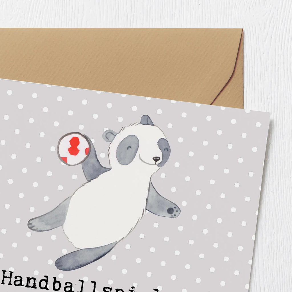 Deluxe Card Handballspieler machen keine halben Sachen - sie werfen einfach! Glückwunschkarte, Hochzeitskarte, Hochwertige Grußkarte, Geburtstagskarte, Karte, Grußkarte, Klappkarte, Einladungskarte, Hochwertige Klappkarte, Geschenk, Sport, Sportart, Hobby, Schenken, Danke, Dankeschön, Auszeichnung, Gewinn, Sportler