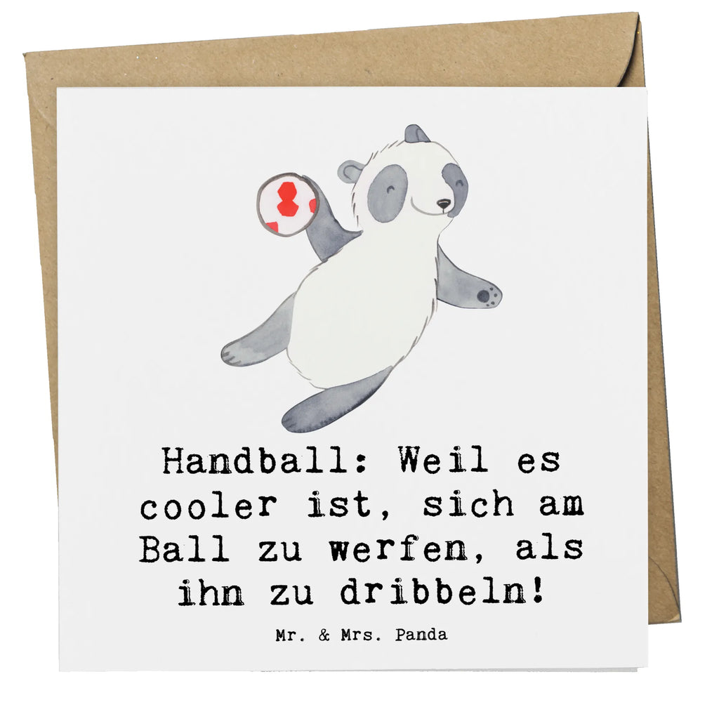 Deluxe Card Handball: Weil es cooler ist, sich am Ball zu werfen, als ihn zu dribbeln! Karte, Grußkarte, Hochwertige Klappkarte, Geburtstagskarte, Hochwertige Grußkarte, Hochzeitskarte, Einladungskarte, Klappkarte, Glückwunschkarte, Geschenk, Sport, Sportart, Hobby, Schenken, Danke, Dankeschön, Auszeichnung, Gewinn, Sportler