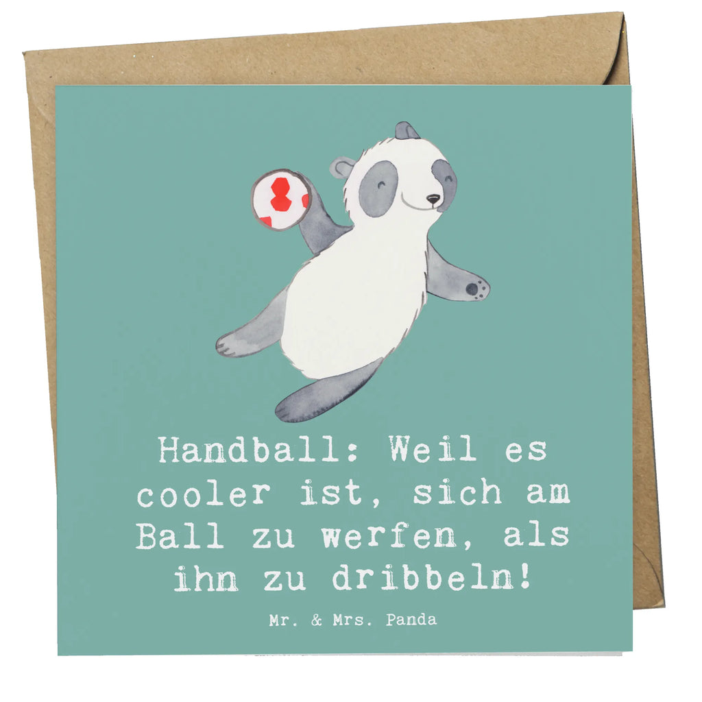 Deluxe Card Handball: Weil es cooler ist, sich am Ball zu werfen, als ihn zu dribbeln! Karte, Grußkarte, Hochwertige Klappkarte, Geburtstagskarte, Hochwertige Grußkarte, Hochzeitskarte, Einladungskarte, Klappkarte, Glückwunschkarte, Geschenk, Sport, Sportart, Hobby, Schenken, Danke, Dankeschön, Auszeichnung, Gewinn, Sportler