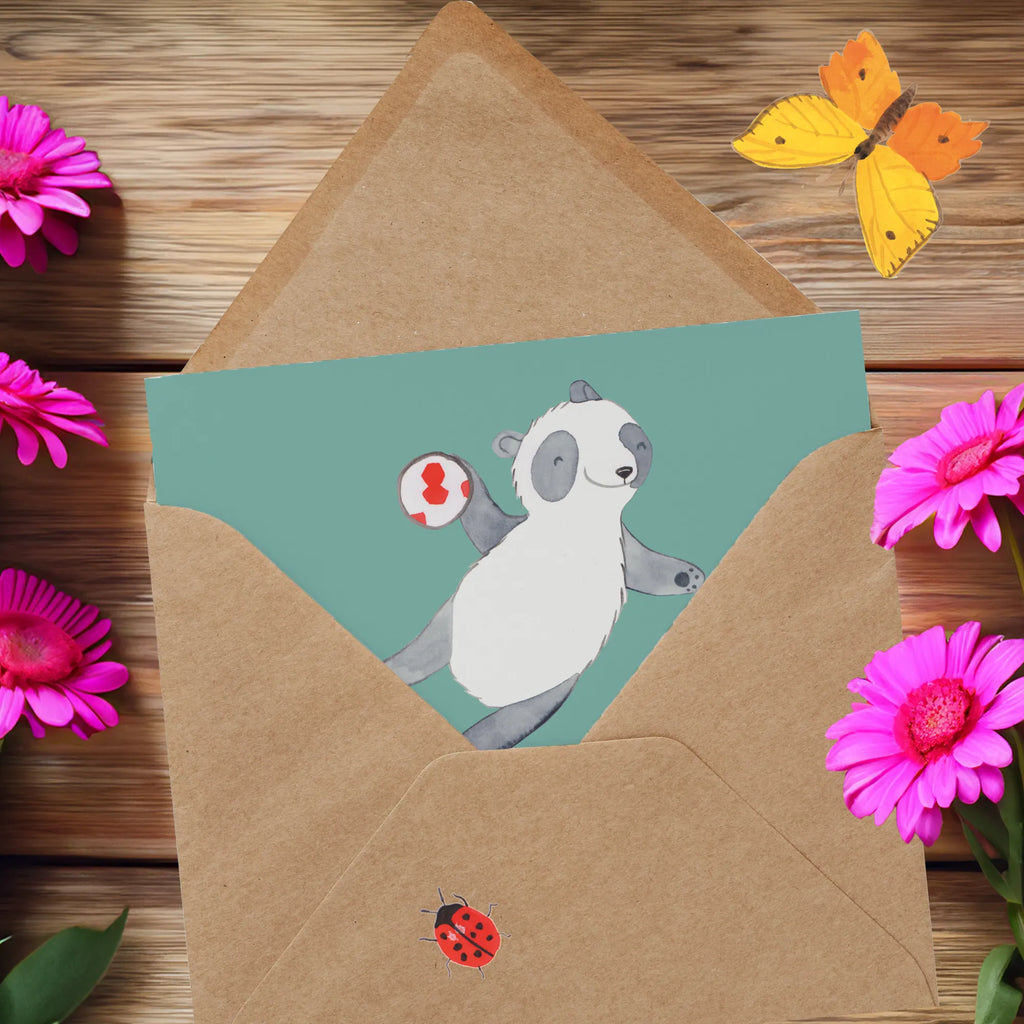 Deluxe Card Handball: Weil es cooler ist, sich am Ball zu werfen, als ihn zu dribbeln! Karte, Grußkarte, Hochwertige Klappkarte, Geburtstagskarte, Hochwertige Grußkarte, Hochzeitskarte, Einladungskarte, Klappkarte, Glückwunschkarte, Geschenk, Sport, Sportart, Hobby, Schenken, Danke, Dankeschön, Auszeichnung, Gewinn, Sportler