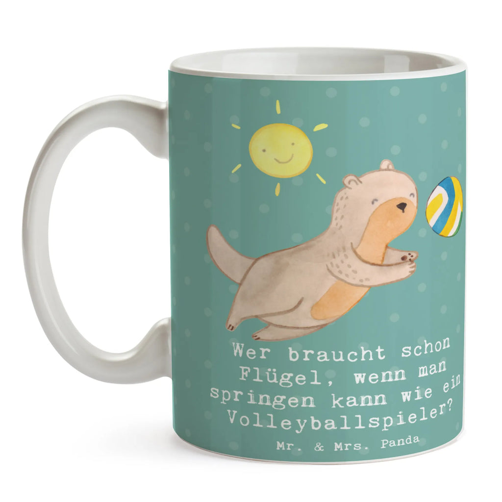 Tasse Volleyball Sprung Kaffeetasse, Teetasse, Bürotasse, Tasse mit Zitaten, Tasse mit Motiven, Keramiktasse, Tasse, Porzellantasse, Geschenktasse, Geschenk, Sport, Sportart, Hobby, Schenken, Danke, Dankeschön, Auszeichnung, Gewinn, Sportler