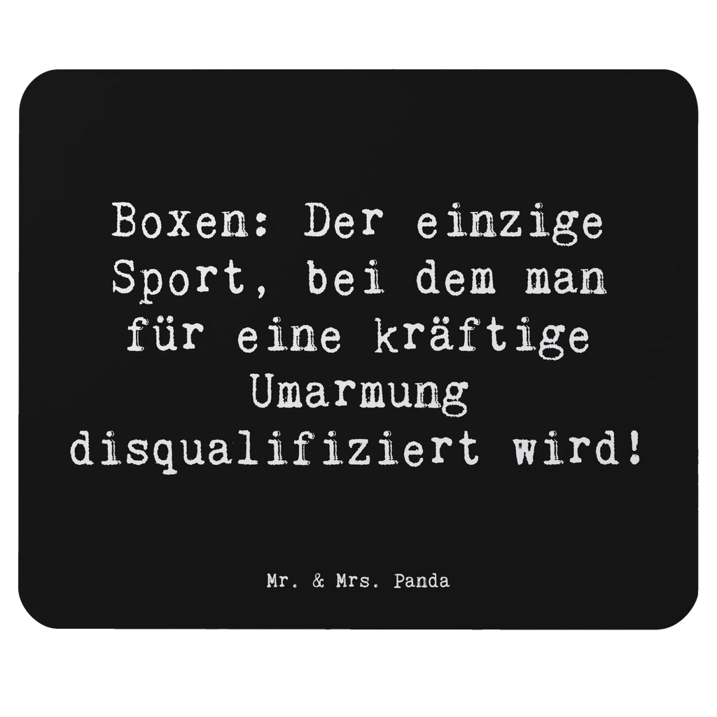 Mouse mat Saying Boxen: Der einzige Sport, bei dem man für eine kräftige Umarmung disqualifiziert wird! Büroausstattung, Mousepad, PC Zubehör, Einzigartiges Mauspad, Mausunterlage, Mauspad Büro, Mauspad, Computer zubehör, Designer Mauspad, Arbeitszimmer, Geschenk, Sport, Sportart, Hobby, Schenken, Danke, Dankeschön, Auszeichnung, Gewinn, Sportler