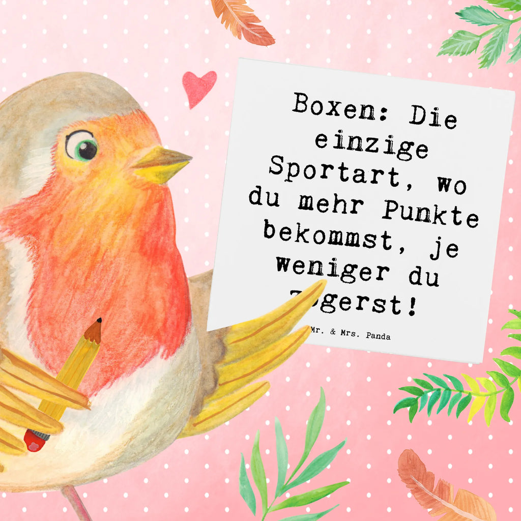Deluxe Card Saying Boxen: Die einzige Sportart, wo du mehr Punkte bekommst, je weniger du zögerst! Klappkarte, Hochzeitskarte, Glückwunschkarte, Hochwertige Grußkarte, Grußkarte, Einladungskarte, Geburtstagskarte, Karte, Hochwertige Klappkarte, Geschenk, Sport, Sportart, Hobby, Schenken, Danke, Dankeschön, Auszeichnung, Gewinn, Sportler