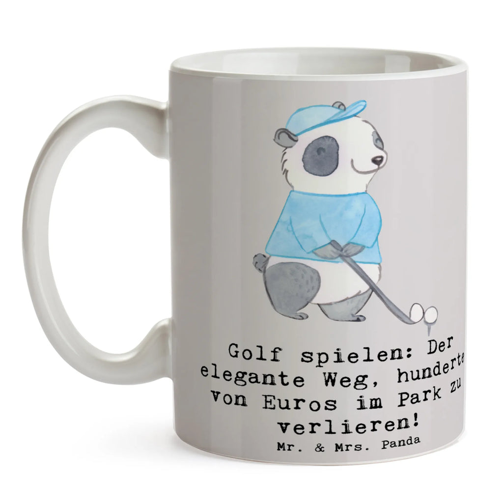 Tasse Golf Eleganz Bürotasse, Tasse mit Zitaten, Tasse mit Motiven, Keramiktasse, Teetasse, Kaffeetasse, Porzellantasse, Tasse, Geschenktasse, Geschenk, Sport, Sportart, Hobby, Schenken, Danke, Dankeschön, Auszeichnung, Gewinn, Sportler