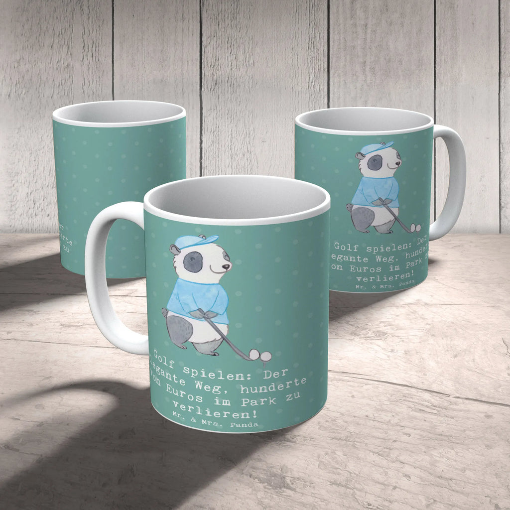 Tasse Golf Eleganz Bürotasse, Tasse mit Zitaten, Tasse mit Motiven, Keramiktasse, Teetasse, Kaffeetasse, Porzellantasse, Tasse, Geschenktasse, Geschenk, Sport, Sportart, Hobby, Schenken, Danke, Dankeschön, Auszeichnung, Gewinn, Sportler