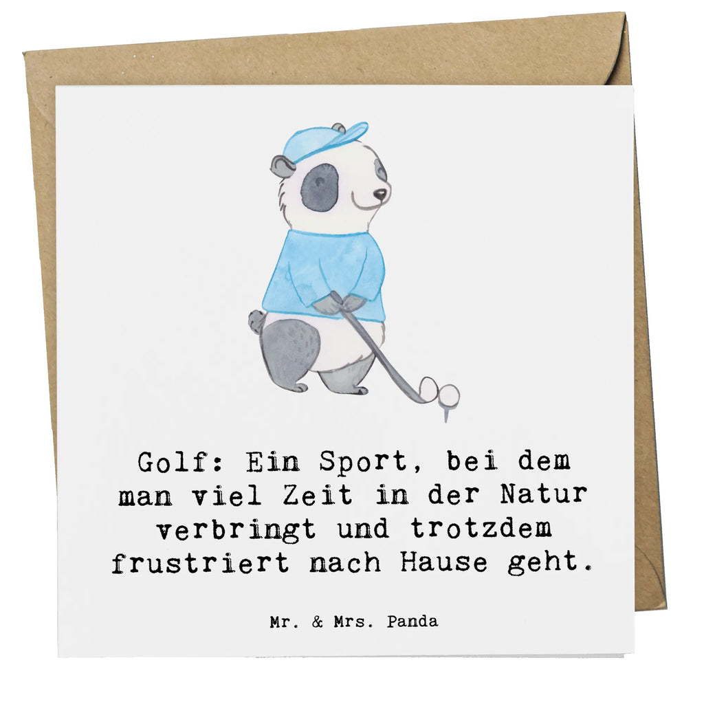 Deluxe Card Golf: Ein Sport, bei dem man viel Zeit in der Natur verbringt und trotzdem frustriert nach Hause geht. Karte, Einladungskarte, Hochwertige Klappkarte, Hochzeitskarte, Geburtstagskarte, Hochwertige Grußkarte, Klappkarte, Grußkarte, Glückwunschkarte, Geschenk, Sport, Sportart, Hobby, Schenken, Danke, Dankeschön, Auszeichnung, Gewinn, Sportler