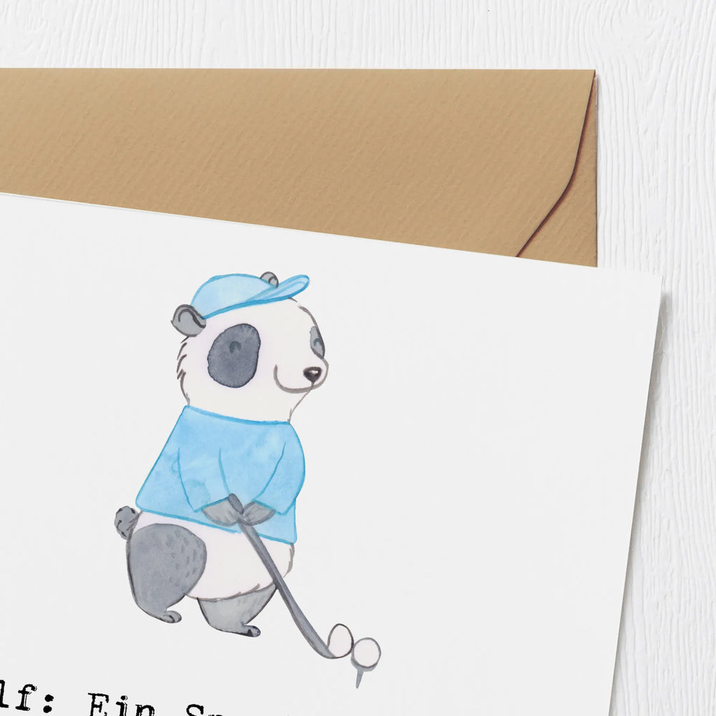 Deluxe Card Golf: Ein Sport, bei dem man viel Zeit in der Natur verbringt und trotzdem frustriert nach Hause geht. Karte, Einladungskarte, Hochwertige Klappkarte, Hochzeitskarte, Geburtstagskarte, Hochwertige Grußkarte, Klappkarte, Grußkarte, Glückwunschkarte, Geschenk, Sport, Sportart, Hobby, Schenken, Danke, Dankeschön, Auszeichnung, Gewinn, Sportler