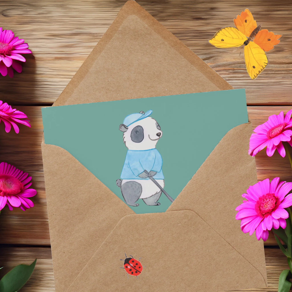 Deluxe Card Golf: Ein Sport, bei dem man viel Zeit in der Natur verbringt und trotzdem frustriert nach Hause geht. Karte, Einladungskarte, Hochwertige Klappkarte, Hochzeitskarte, Geburtstagskarte, Hochwertige Grußkarte, Klappkarte, Grußkarte, Glückwunschkarte, Geschenk, Sport, Sportart, Hobby, Schenken, Danke, Dankeschön, Auszeichnung, Gewinn, Sportler