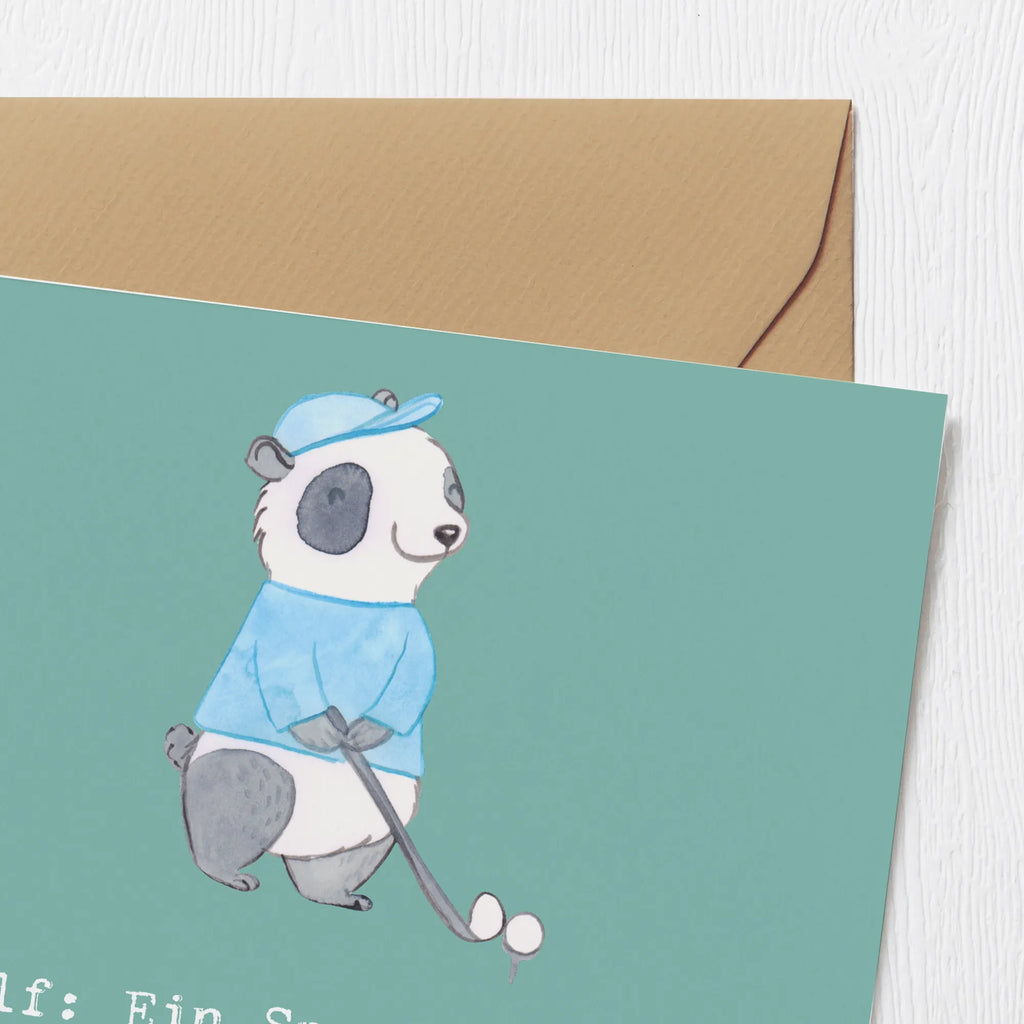 Deluxe Card Golf: Ein Sport, bei dem man viel Zeit in der Natur verbringt und trotzdem frustriert nach Hause geht. Karte, Einladungskarte, Hochwertige Klappkarte, Hochzeitskarte, Geburtstagskarte, Hochwertige Grußkarte, Klappkarte, Grußkarte, Glückwunschkarte, Geschenk, Sport, Sportart, Hobby, Schenken, Danke, Dankeschön, Auszeichnung, Gewinn, Sportler