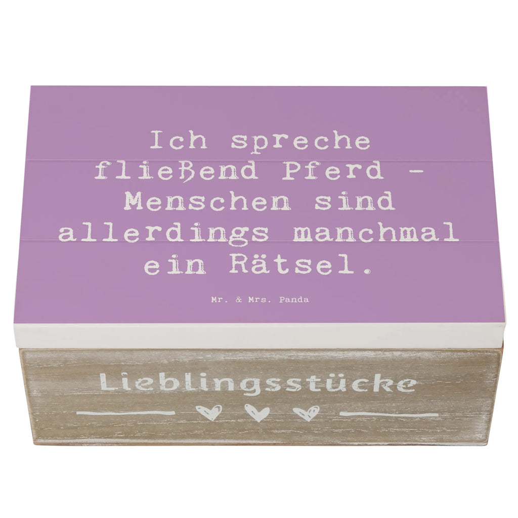 Holzkiste Spruch Reiten und Rätsel Schatulle, Holzkiste, Geschenkbox, Schatzkiste, Erinnerungskiste, Truhe, Kiste, Geschenkdose, Erinnerungsbox, XXL, Aufbewahrungsbox, Dekokiste, Geschenk, Sport, Sportart, Hobby, Schenken, Danke, Dankeschön, Auszeichnung, Gewinn, Sportler