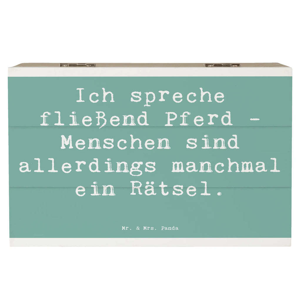 Holzkiste Spruch Reiten und Rätsel Schatulle, Holzkiste, Geschenkbox, Schatzkiste, Erinnerungskiste, Truhe, Kiste, Geschenkdose, Erinnerungsbox, XXL, Aufbewahrungsbox, Dekokiste, Geschenk, Sport, Sportart, Hobby, Schenken, Danke, Dankeschön, Auszeichnung, Gewinn, Sportler