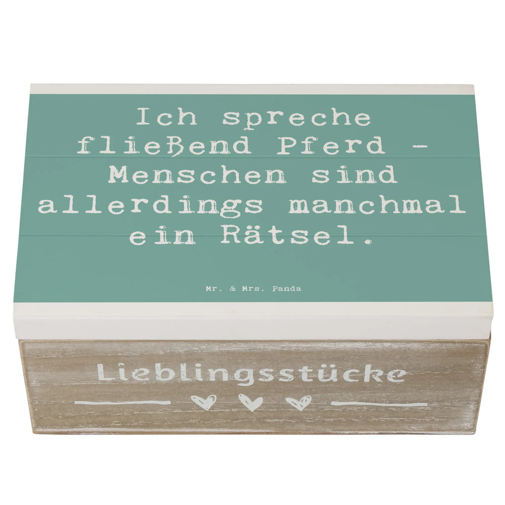 Holzkiste Spruch Reiten und Rätsel Schatulle, Holzkiste, Geschenkbox, Schatzkiste, Erinnerungskiste, Truhe, Kiste, Geschenkdose, Erinnerungsbox, XXL, Aufbewahrungsbox, Dekokiste, Geschenk, Sport, Sportart, Hobby, Schenken, Danke, Dankeschön, Auszeichnung, Gewinn, Sportler