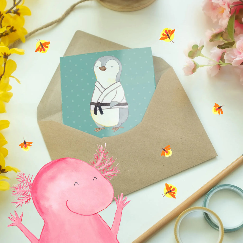 Greetings card Judo: Wo Umarmungen in Würfe verwandelt werden. Hochzeitskarte, Ansichtskarten, Klappkarte, Karte, Geburtstagskarte, Einladungskarte, Glückwunschkarte, Grußkarte, Geschenk, Sport, Sportart, Hobby, Schenken, Danke, Dankeschön, Auszeichnung, Gewinn, Sportler