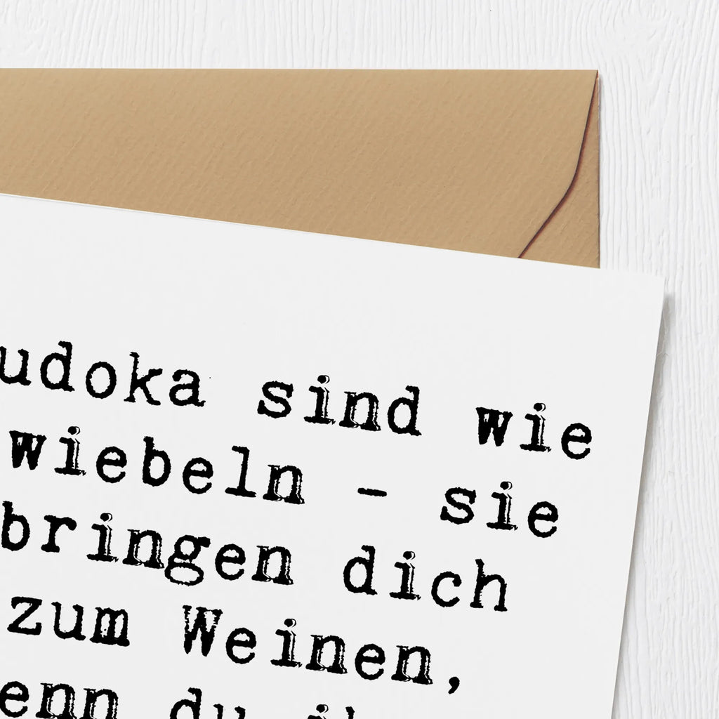 Deluxe Card Saying Judoka sind wie Zwiebeln - sie bringen dich zum Weinen, wenn du ihnen zu nahe kommst. Klappkarte, Einladungskarte, Karte, Hochwertige Grußkarte, Glückwunschkarte, Hochwertige Klappkarte, Hochzeitskarte, Geburtstagskarte, Grußkarte, Geschenk, Sport, Sportart, Hobby, Schenken, Danke, Dankeschön, Auszeichnung, Gewinn, Sportler