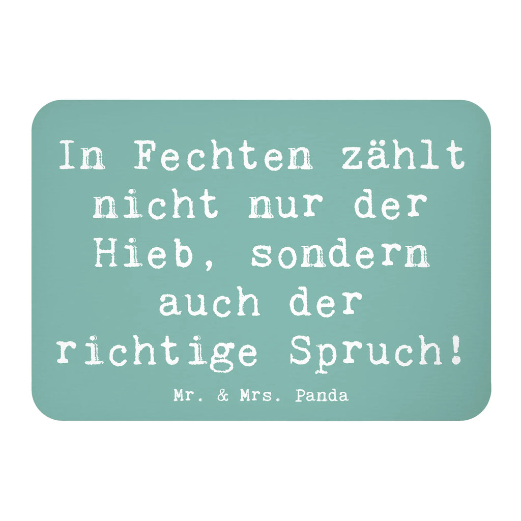 Magnet Saying In Fechten zählt nicht nur der Hieb, sondern auch der richtige Spruch! Kühlschrank Dekoration, Souvenir Magnet, Kühlschrankmagnet, Dekomagnet, Pinnwandmagnet, Notiz Magnet, Motivmagnete, Whiteboard Magnet, Geschenk, Sport, Sportart, Hobby, Schenken, Danke, Dankeschön, Auszeichnung, Gewinn, Sportler