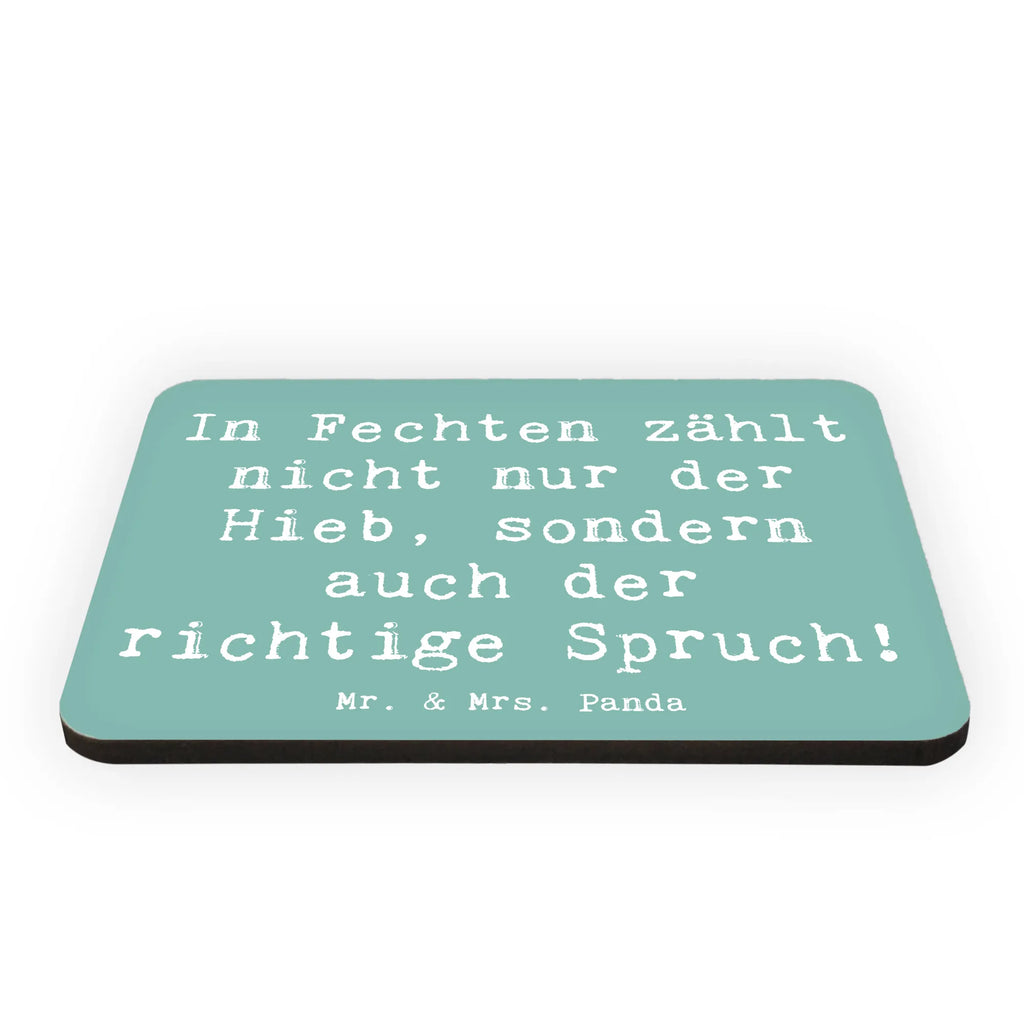 Magnet Saying In Fechten zählt nicht nur der Hieb, sondern auch der richtige Spruch! Kühlschrank Dekoration, Souvenir Magnet, Kühlschrankmagnet, Dekomagnet, Pinnwandmagnet, Notiz Magnet, Motivmagnete, Whiteboard Magnet, Geschenk, Sport, Sportart, Hobby, Schenken, Danke, Dankeschön, Auszeichnung, Gewinn, Sportler