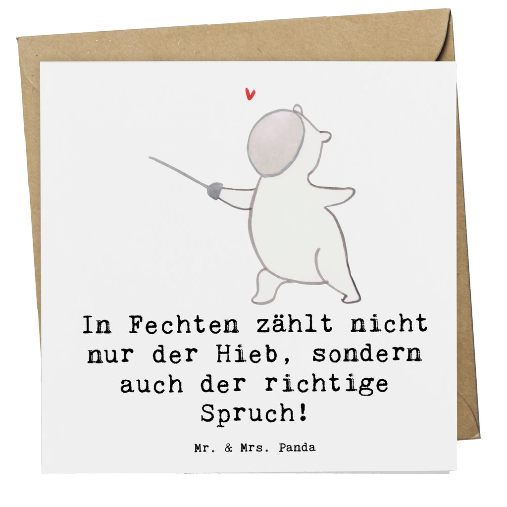Deluxe Card In Fechten zählt nicht nur der Hieb, sondern auch der richtige Spruch! Karte, Grußkarte, Hochwertige Grußkarte, Einladungskarte, Hochwertige Klappkarte, Geburtstagskarte, Hochzeitskarte, Glückwunschkarte, Klappkarte, Geschenk, Sport, Sportart, Hobby, Schenken, Danke, Dankeschön, Auszeichnung, Gewinn, Sportler