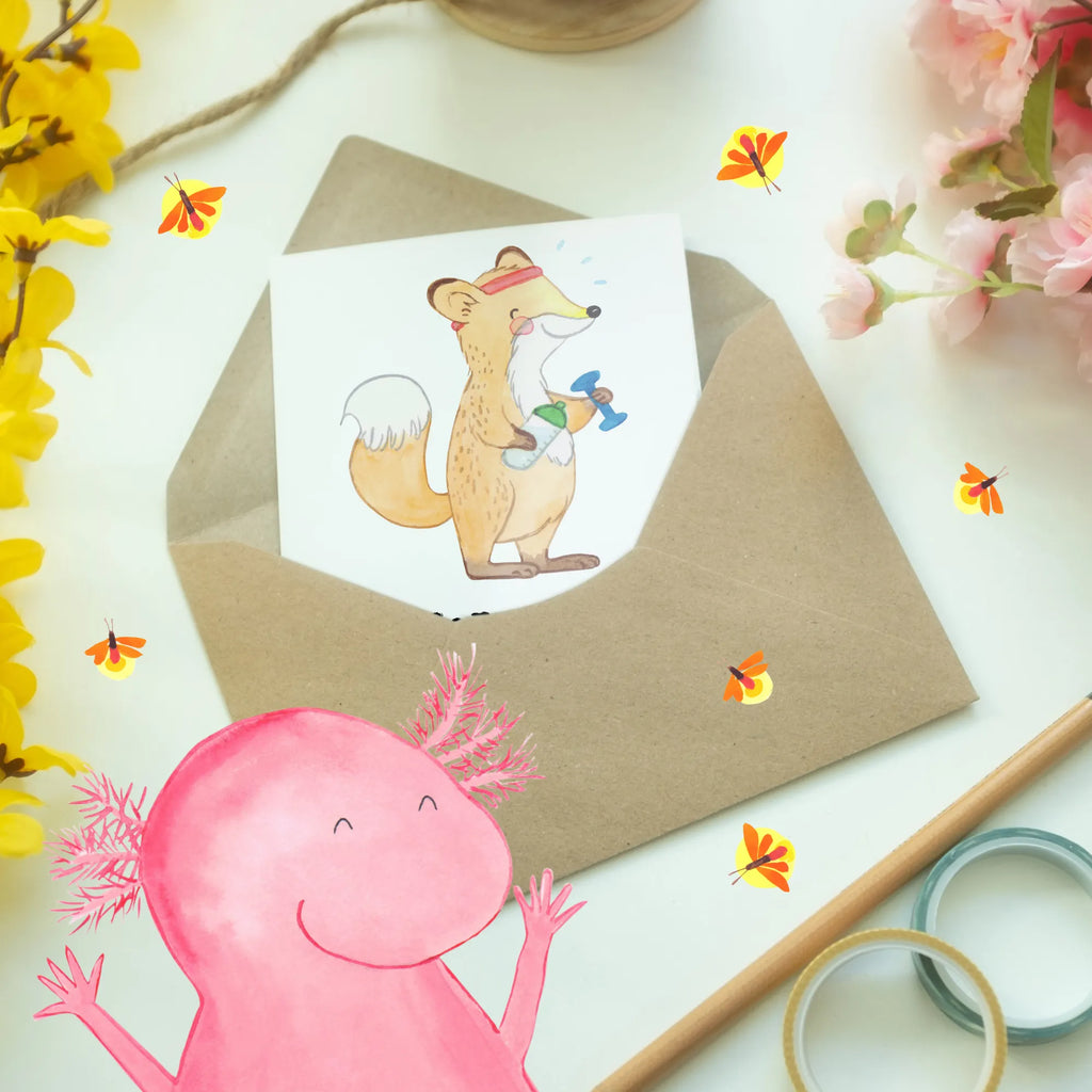 Greetings card Läufer: Immer auf der Flucht vor der Realität! Klappkarte, Karte, Grußkarte, Ansichtskarten, Einladungskarte, Hochzeitskarte, Geburtstagskarte, Glückwunschkarte, Geschenk, Sport, Sportart, Hobby, Schenken, Danke, Dankeschön, Auszeichnung, Gewinn, Sportler