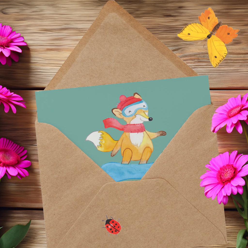 Deluxe Card Ich dachte, 'Schweben' wäre nur für Superhelden - bis ich einen Snowboarder sah! Karte, Grußkarte, Hochzeitskarte, Hochwertige Grußkarte, Einladungskarte, Glückwunschkarte, Geburtstagskarte, Klappkarte, Hochwertige Klappkarte, Geschenk, Sport, Sportart, Hobby, Schenken, Danke, Dankeschön, Auszeichnung, Gewinn, Sportler