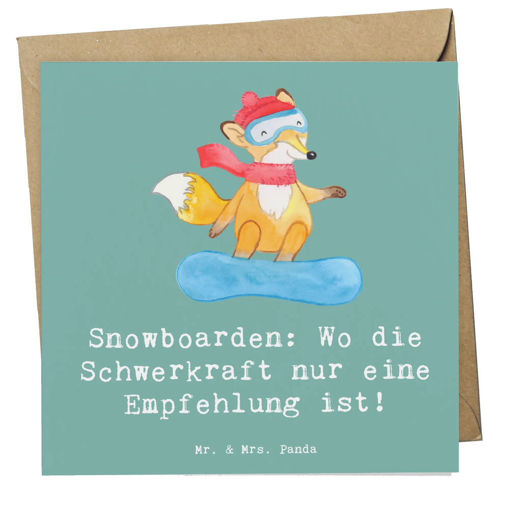 Deluxe Karte Snowboarden: Wo die Schwerkraft nur eine Empfehlung ist! Karte, Hochzeitskarte, Einladungskarte, Klappkarte, Grußkarte, Geburtstagskarte, Hochwertige Grußkarte, Hochwertige Klappkarte, Glückwunschkarte, Geschenk, Sport, Sportart, Hobby, Schenken, Danke, Dankeschön, Auszeichnung, Gewinn, Sportler
