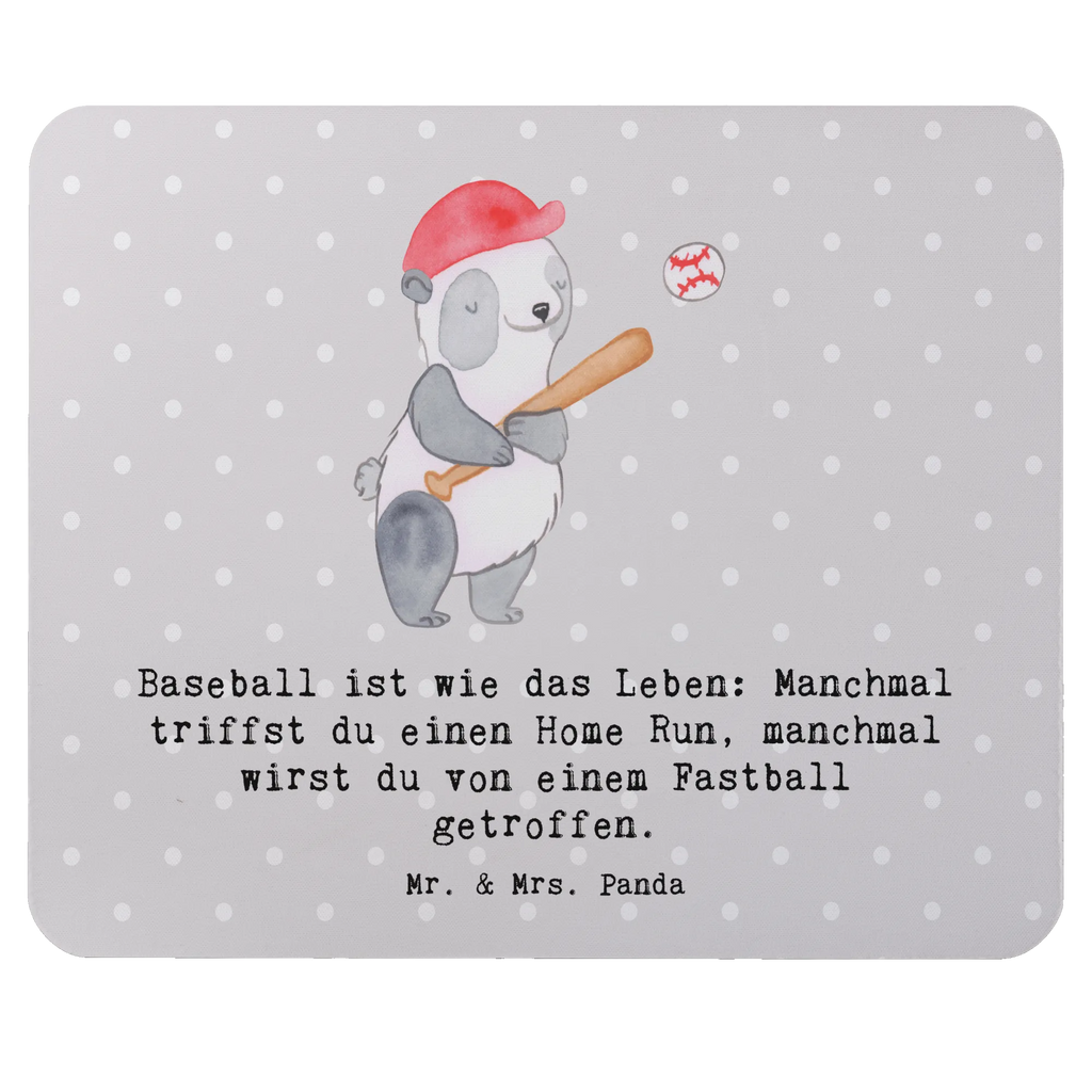 Mouse mat Baseball ist wie das Leben: Manchmal triffst du einen Home Run, manchmal wirst du von einem Fastball getroffen. Computer zubehör, Arbeitszimmer, PC Zubehör, Büroausstattung, Mausunterlage, Mousepad, Mauspad Büro, Designer Mauspad, Mauspad, Einzigartiges Mauspad, Geschenk, Sport, Sportart, Hobby, Schenken, Danke, Dankeschön, Auszeichnung, Gewinn, Sportler