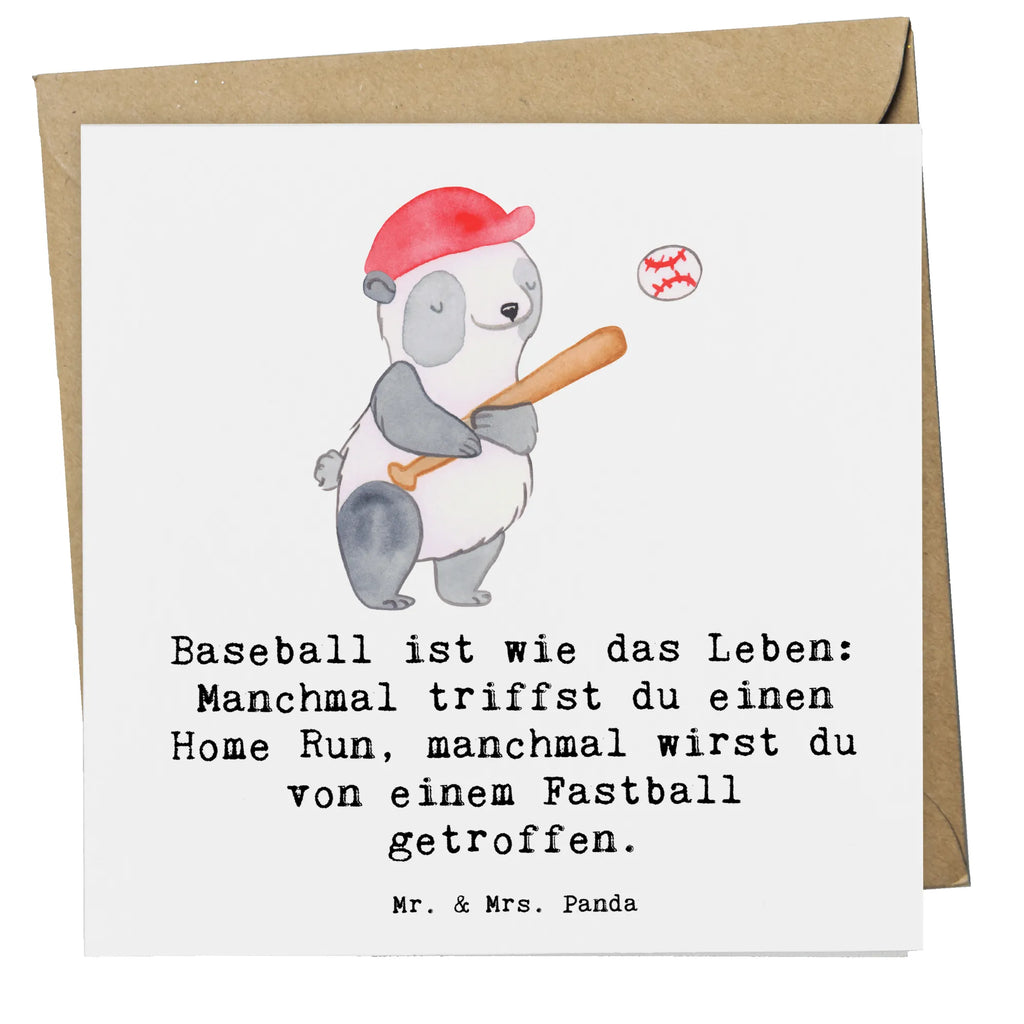 Deluxe Card Baseball ist wie das Leben: Manchmal triffst du einen Home Run, manchmal wirst du von einem Fastball getroffen. Grußkarte, Geburtstagskarte, Karte, Glückwunschkarte, Hochwertige Klappkarte, Hochzeitskarte, Klappkarte, Hochwertige Grußkarte, Einladungskarte, Geschenk, Sport, Sportart, Hobby, Schenken, Danke, Dankeschön, Auszeichnung, Gewinn, Sportler