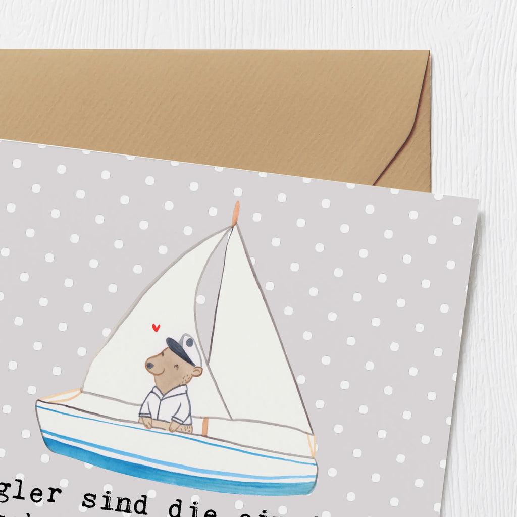 Deluxe Card Segler sind die einzigen Menschen, die hoffen, dass der Wind in ihrem Leben bleibt und nicht nur heiße Luft ist. Karte, Einladungskarte, Klappkarte, Hochzeitskarte, Hochwertige Klappkarte, Hochwertige Grußkarte, Grußkarte, Glückwunschkarte, Geburtstagskarte, Geschenk, Sport, Sportart, Hobby, Schenken, Danke, Dankeschön, Auszeichnung, Gewinn, Sportler