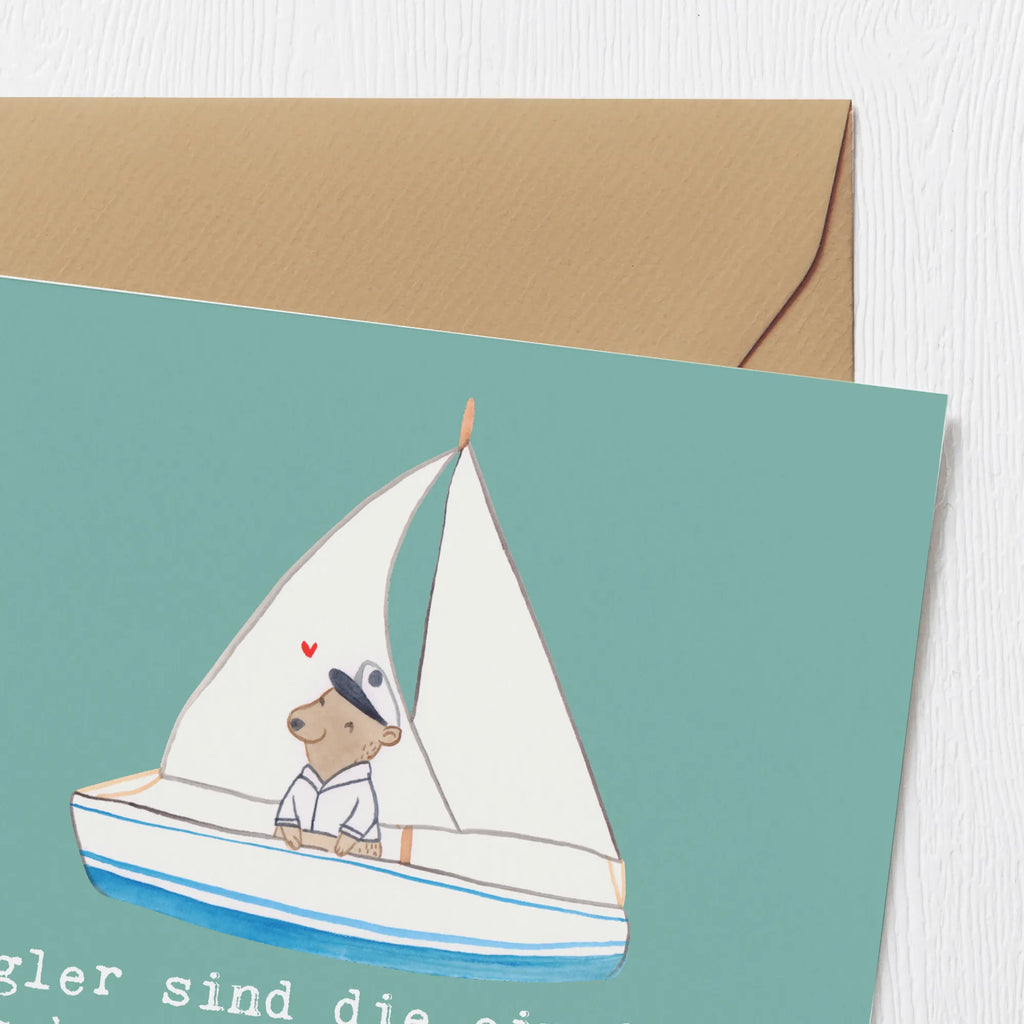 Deluxe Card Segler sind die einzigen Menschen, die hoffen, dass der Wind in ihrem Leben bleibt und nicht nur heiße Luft ist. Karte, Einladungskarte, Klappkarte, Hochzeitskarte, Hochwertige Klappkarte, Hochwertige Grußkarte, Grußkarte, Glückwunschkarte, Geburtstagskarte, Geschenk, Sport, Sportart, Hobby, Schenken, Danke, Dankeschön, Auszeichnung, Gewinn, Sportler