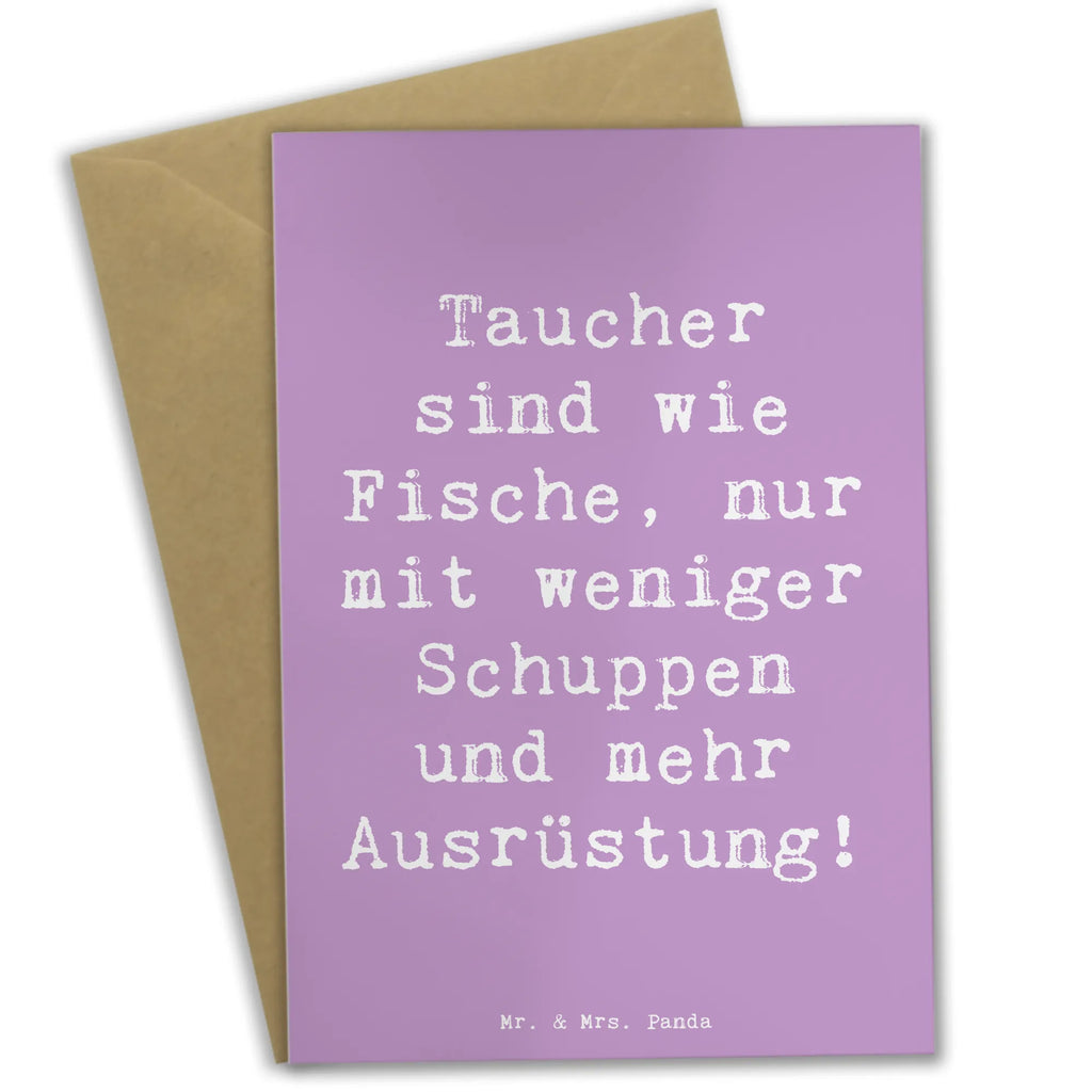 Grußkarte Spruch Tauchen Abenteuer Klappkarte, Grußkarte, Hochzeitskarte, Karte, Glückwunschkarte, Ansichtskarten, Einladungskarte, Geburtstagskarte, Geschenk, Sport, Sportart, Hobby, Schenken, Danke, Dankeschön, Auszeichnung, Gewinn, Sportler