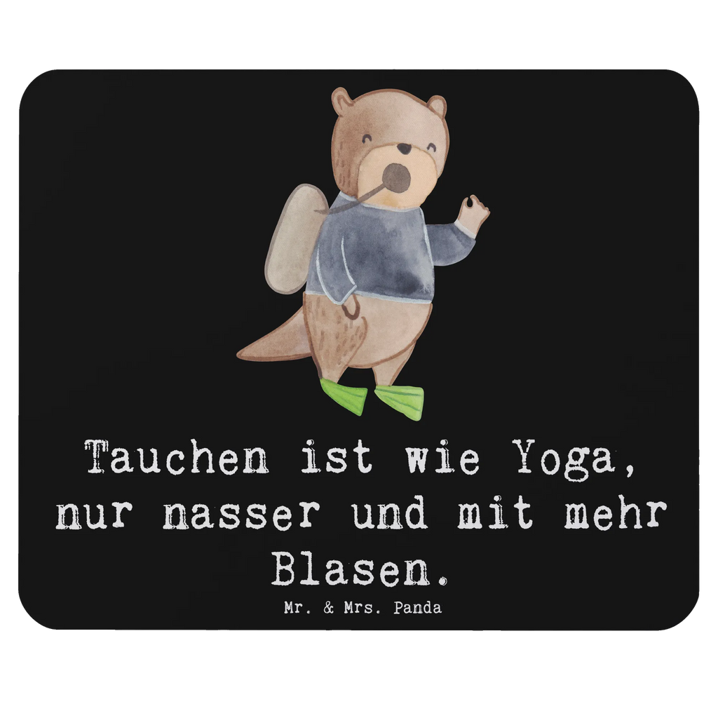 Mouse mat Tauchen ist wie Yoga, nur nasser und mit mehr Blasen. Mauspad Büro, Büroausstattung, Mausunterlage, Mousepad, Einzigartiges Mauspad, PC Zubehör, Mauspad, Arbeitszimmer, Computer zubehör, Designer Mauspad, Geschenk, Sport, Sportart, Hobby, Schenken, Danke, Dankeschön, Auszeichnung, Gewinn, Sportler