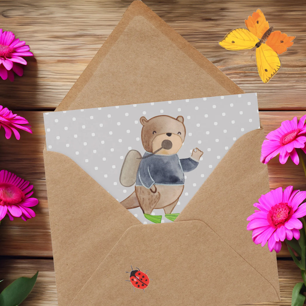 Deluxe Card Tauchen ist wie Yoga, nur nasser und mit mehr Blasen. Grußkarte, Geburtstagskarte, Hochwertige Grußkarte, Glückwunschkarte, Karte, Hochzeitskarte, Hochwertige Klappkarte, Einladungskarte, Klappkarte, Geschenk, Sport, Sportart, Hobby, Schenken, Danke, Dankeschön, Auszeichnung, Gewinn, Sportler