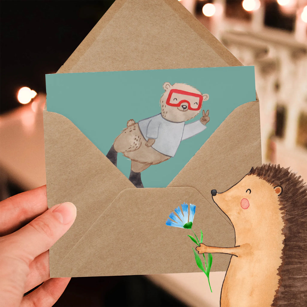 Deluxe Card Taucher sind wie Fische, nur mit weniger Schuppen und mehr Ausrüstung! Einladungskarte, Karte, Grußkarte, Hochzeitskarte, Hochwertige Klappkarte, Klappkarte, Glückwunschkarte, Hochwertige Grußkarte, Geburtstagskarte, Geschenk, Sport, Sportart, Hobby, Schenken, Danke, Dankeschön, Auszeichnung, Gewinn, Sportler