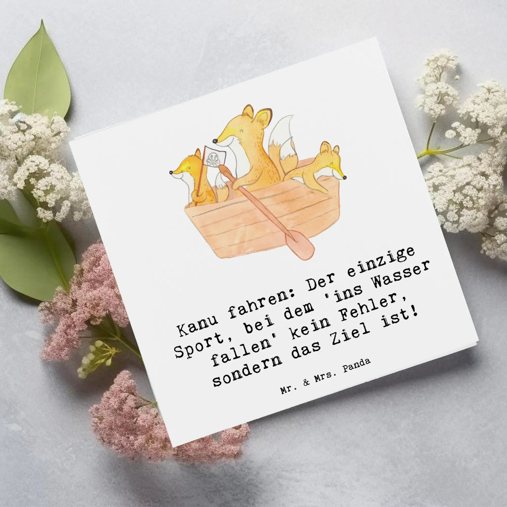 Deluxe Card Kanu fahren: Der einzige Sport, bei dem 'ins Wasser fallen' kein Fehler, sondern das Ziel ist! Klappkarte, Hochwertige Grußkarte, Glückwunschkarte, Grußkarte, Karte, Einladungskarte, Hochzeitskarte, Hochwertige Klappkarte, Geburtstagskarte, Geschenk, Sport, Sportart, Hobby, Schenken, Danke, Dankeschön, Auszeichnung, Gewinn, Sportler