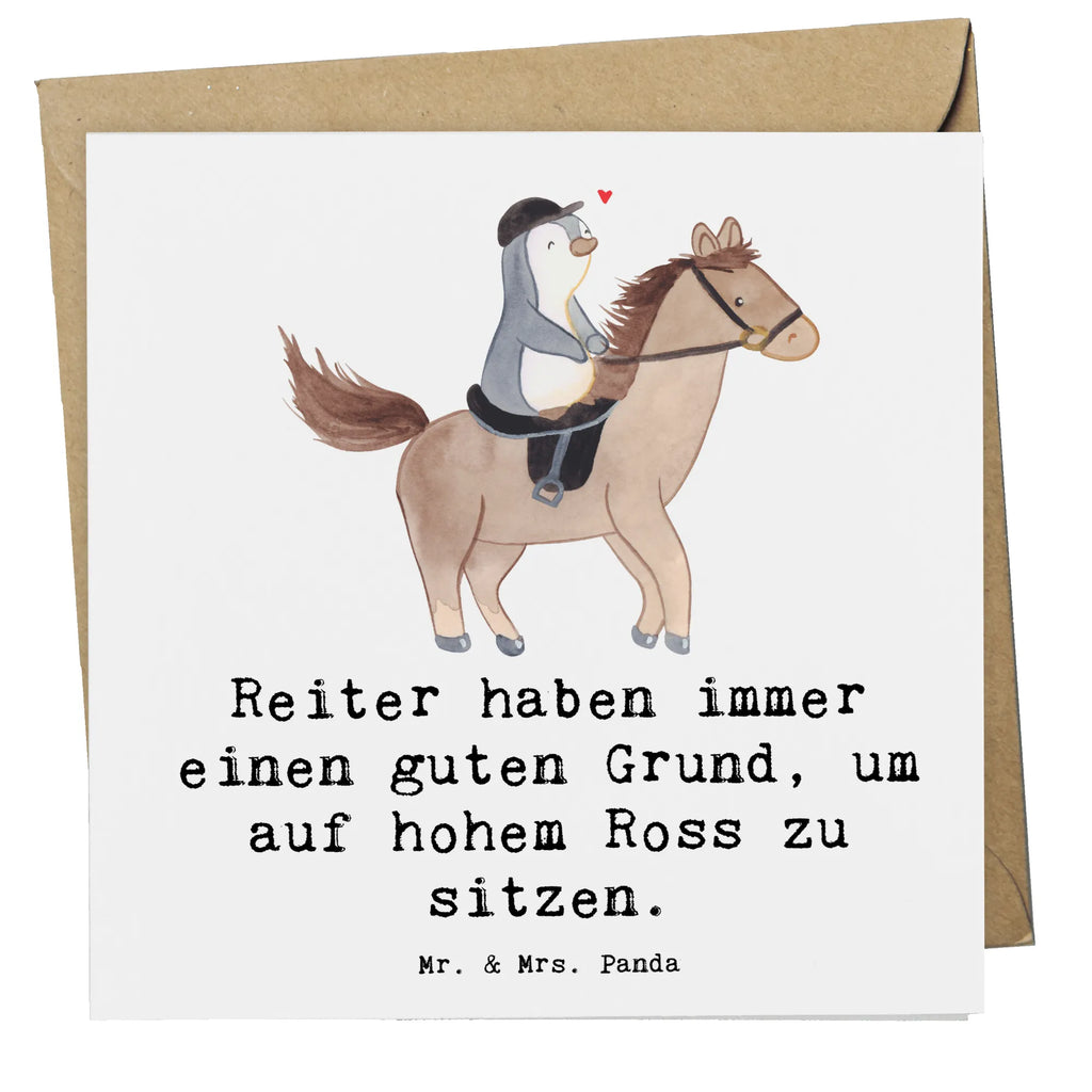 Deluxe Card Reiter haben immer einen guten Grund, um auf hohem Ross zu sitzen. Hochwertige Klappkarte, Grußkarte, Hochwertige Grußkarte, Karte, Geburtstagskarte, Klappkarte, Hochzeitskarte, Einladungskarte, Glückwunschkarte, Geschenk, Sport, Sportart, Hobby, Schenken, Danke, Dankeschön, Auszeichnung, Gewinn, Sportler