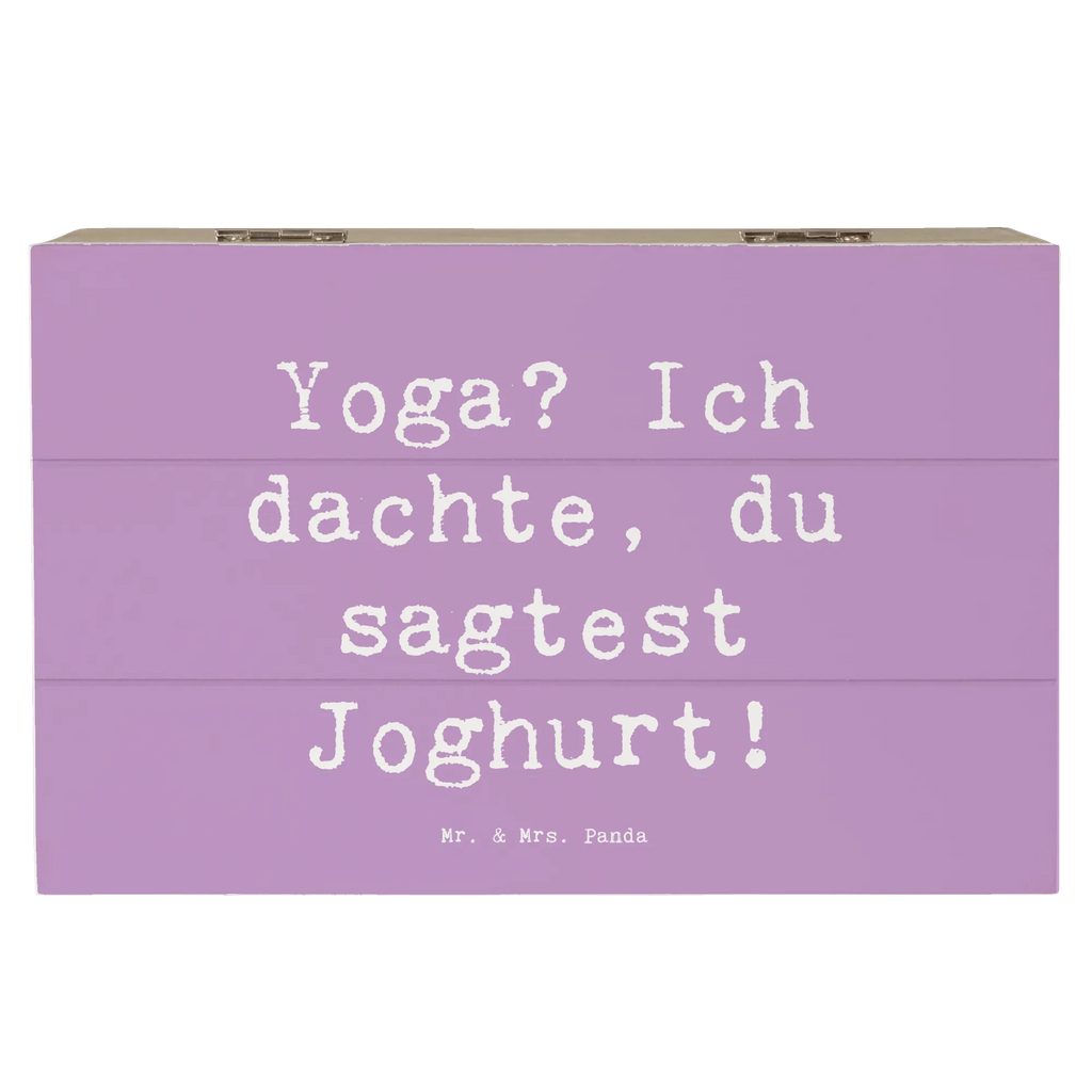 Holzkiste Spruch Yoga Humor Kiste, Erinnerungsbox, Schatulle, Truhe, Geschenkdose, XXL, Geschenkbox, Aufbewahrungsbox, Holzkiste, Schatzkiste, Dekokiste, Erinnerungskiste, Geschenk, Sport, Sportart, Hobby, Schenken, Danke, Dankeschön, Auszeichnung, Gewinn, Sportler