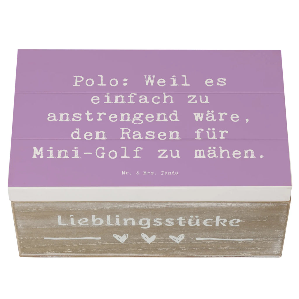 Holzkiste Spruch Polo Spaß Geschenkdose, Aufbewahrungsbox, Schatzkiste, Geschenkbox, Truhe, XXL, Schatulle, Holzkiste, Kiste, Erinnerungsbox, Erinnerungskiste, Dekokiste, Geschenk, Sport, Sportart, Hobby, Schenken, Danke, Dankeschön, Auszeichnung, Gewinn, Sportler