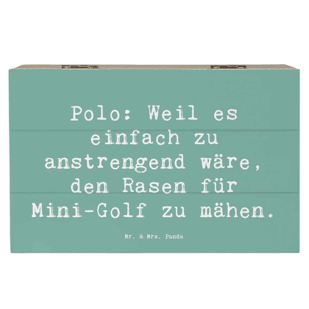 Holzkiste Spruch Polo Spaß Geschenkdose, Aufbewahrungsbox, Schatzkiste, Geschenkbox, Truhe, XXL, Schatulle, Holzkiste, Kiste, Erinnerungsbox, Erinnerungskiste, Dekokiste, Geschenk, Sport, Sportart, Hobby, Schenken, Danke, Dankeschön, Auszeichnung, Gewinn, Sportler