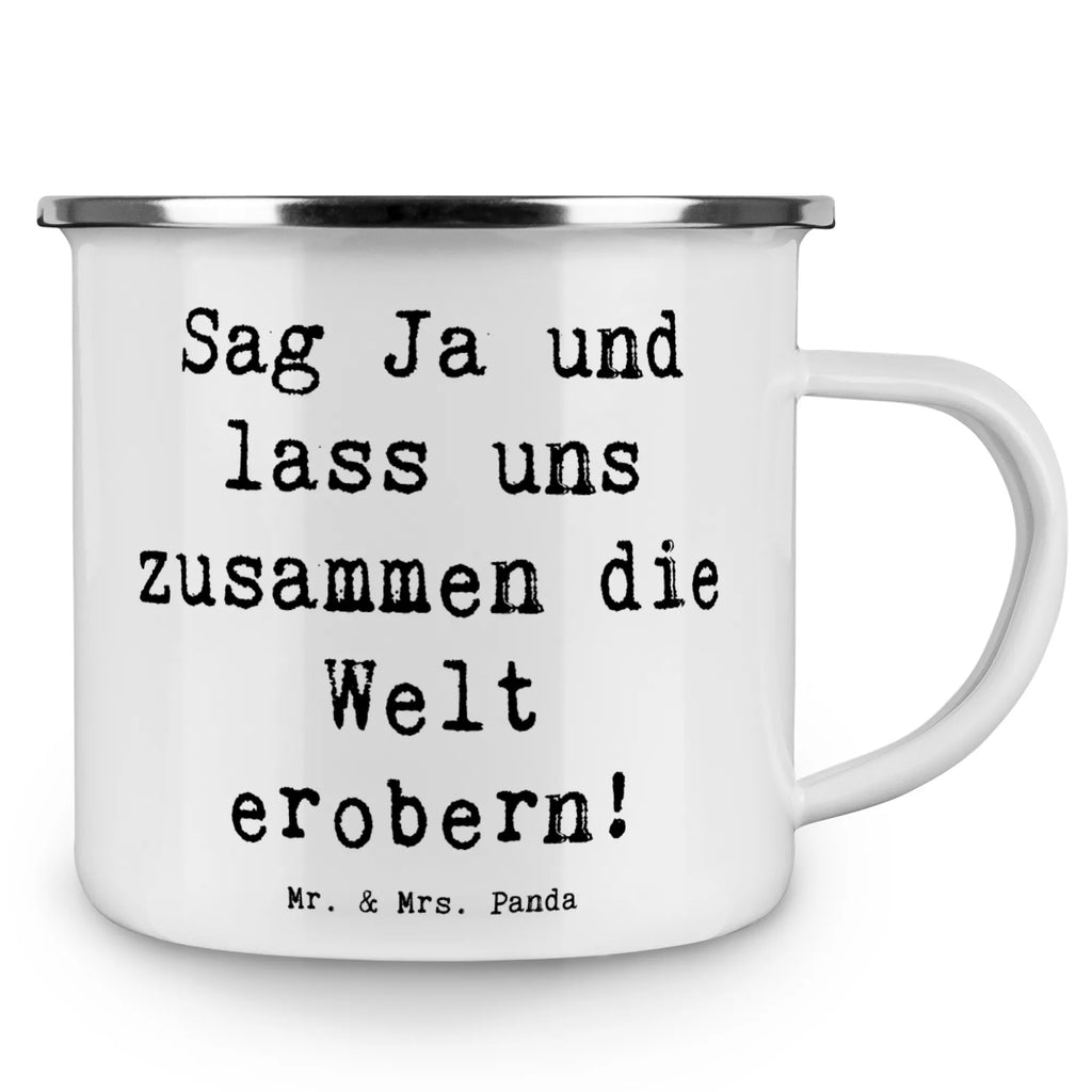 Enamel camping mug Saying Sag Ja und lass uns zusammen die Welt erobern! Emaille Campingbecher, Outdoor Tasse, Outdoor Becher, Tasse Emaille, Camping Tassen, Camping Becher, Camping Tassen Emaille, Blechtasse, Emaille Becher, Tasse Camping, Trinkbecher, Kaffee Blechtasse, Metall Tasse, Emaille Tasse, Camping Tasse Emaille, Camping Tasse Metall, Campingbecher, Blechtassen, Emaille Becher Camping, Emailletasse, Campingtasse, Metalltasse, Campingtassen, Emaille Trinkbecher, Emaille Tasse Camping, Emaille Tassen, Edelstahl Trinkbecher, Camping Becher Edelstahl, Blechtasse Outdoor, Metalltasse für Camping, Hochzeit, Hochzeitsgeschenk, Ehe, Hochzeitsfeier, Trauung, Trauungsgeschenk, Hochzeitskarte, Verlobungsfeier, Verlobungsgeschenk, Hochzeitsgeschenkideen, Hochzeitsgeschenke für Brautpaar